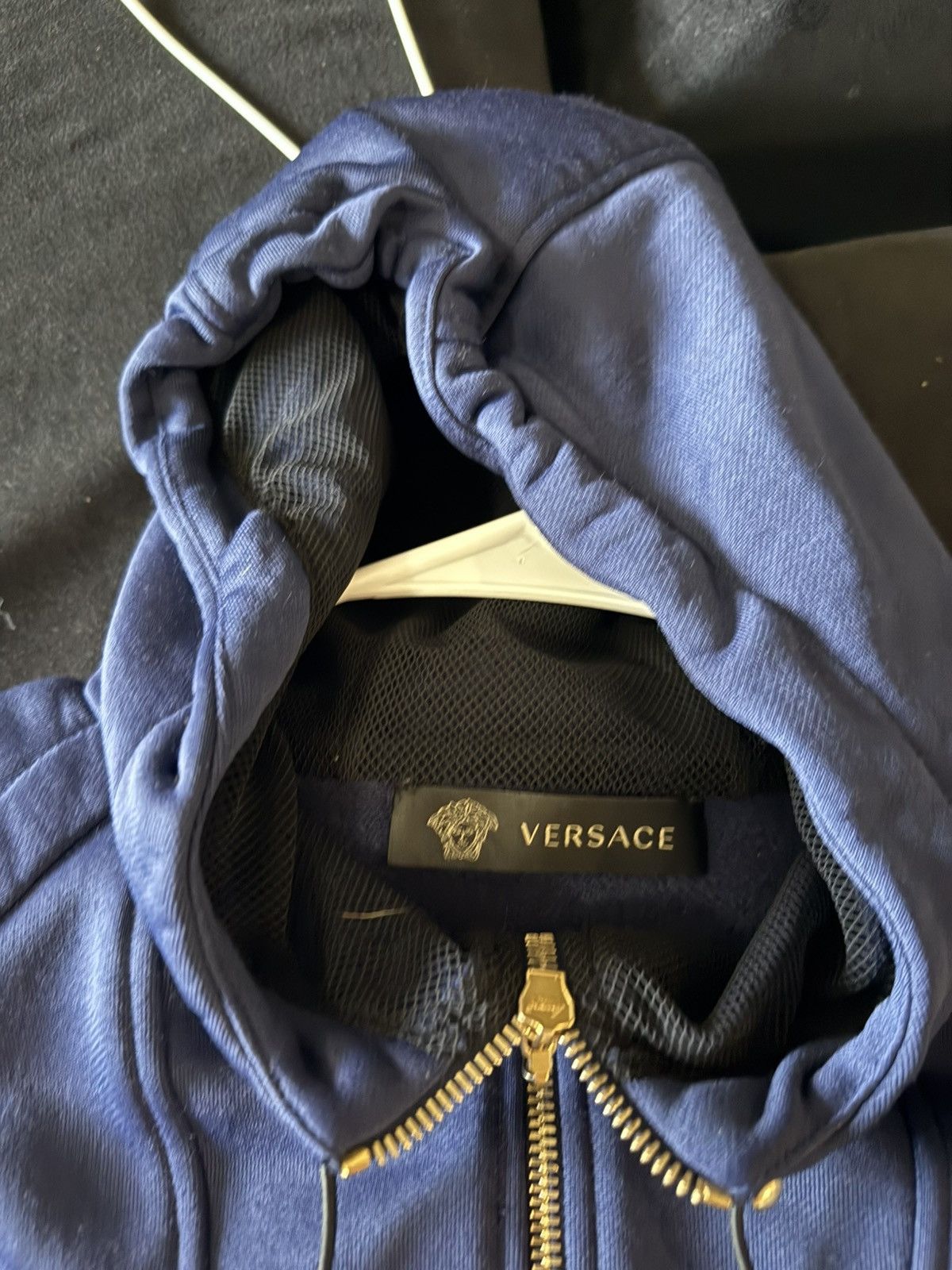 Versace Versace HEAVY Medusa Studded Hoodie Size L Size US XL / EU 56 / 4 - 5 Thumbnail