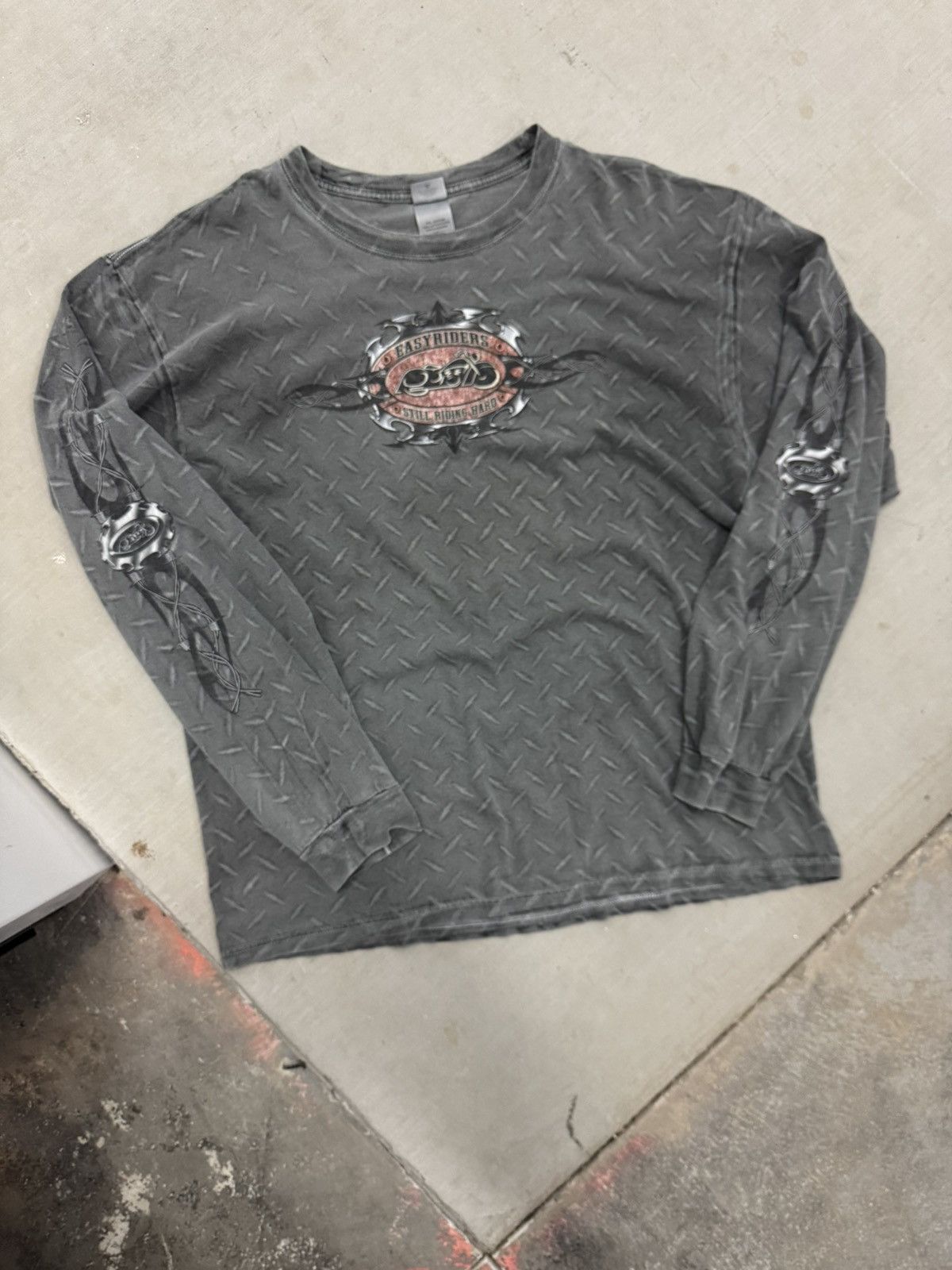 4GSELLER Vintage Easyrider Metal AOP Sleeve Hit Shirt Y2K Size US XL / EU 56 / 4 - 3 Thumbnail