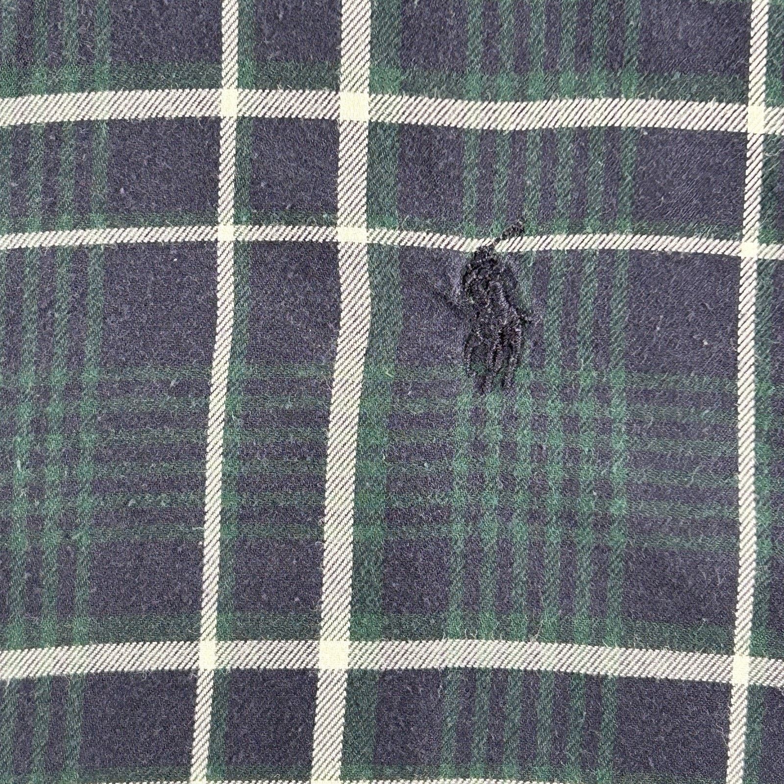 Lauren Ralph Lauren Ralph Lauren Blaire Large Blue Green Plaid Button Down Shirt Size US XL / EU 56 / 4 - 4 Thumbnail
