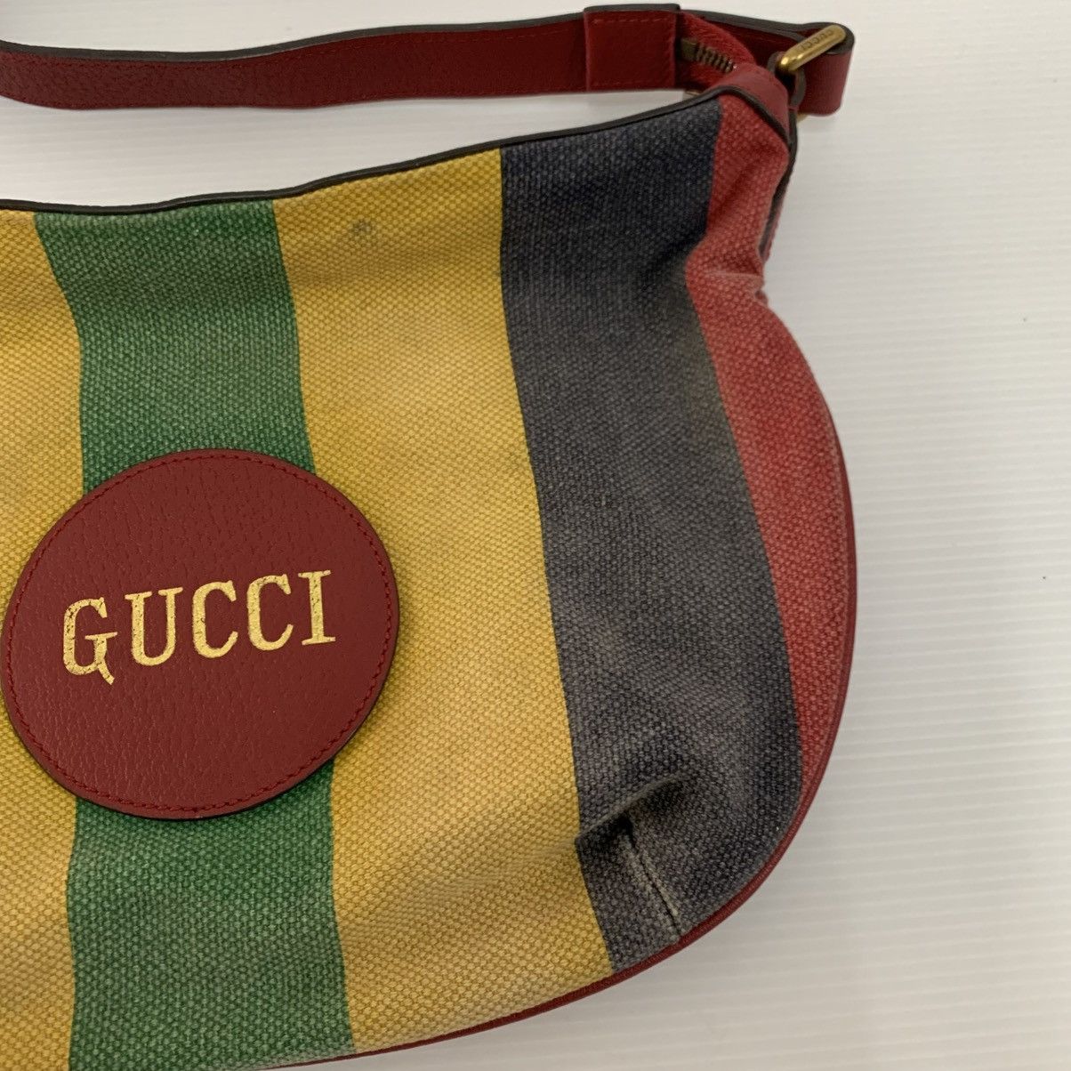 Gucci Gucci Canvas Baiadera Stripe Shoulder Bag Size ONE SIZE - 4 Thumbnail