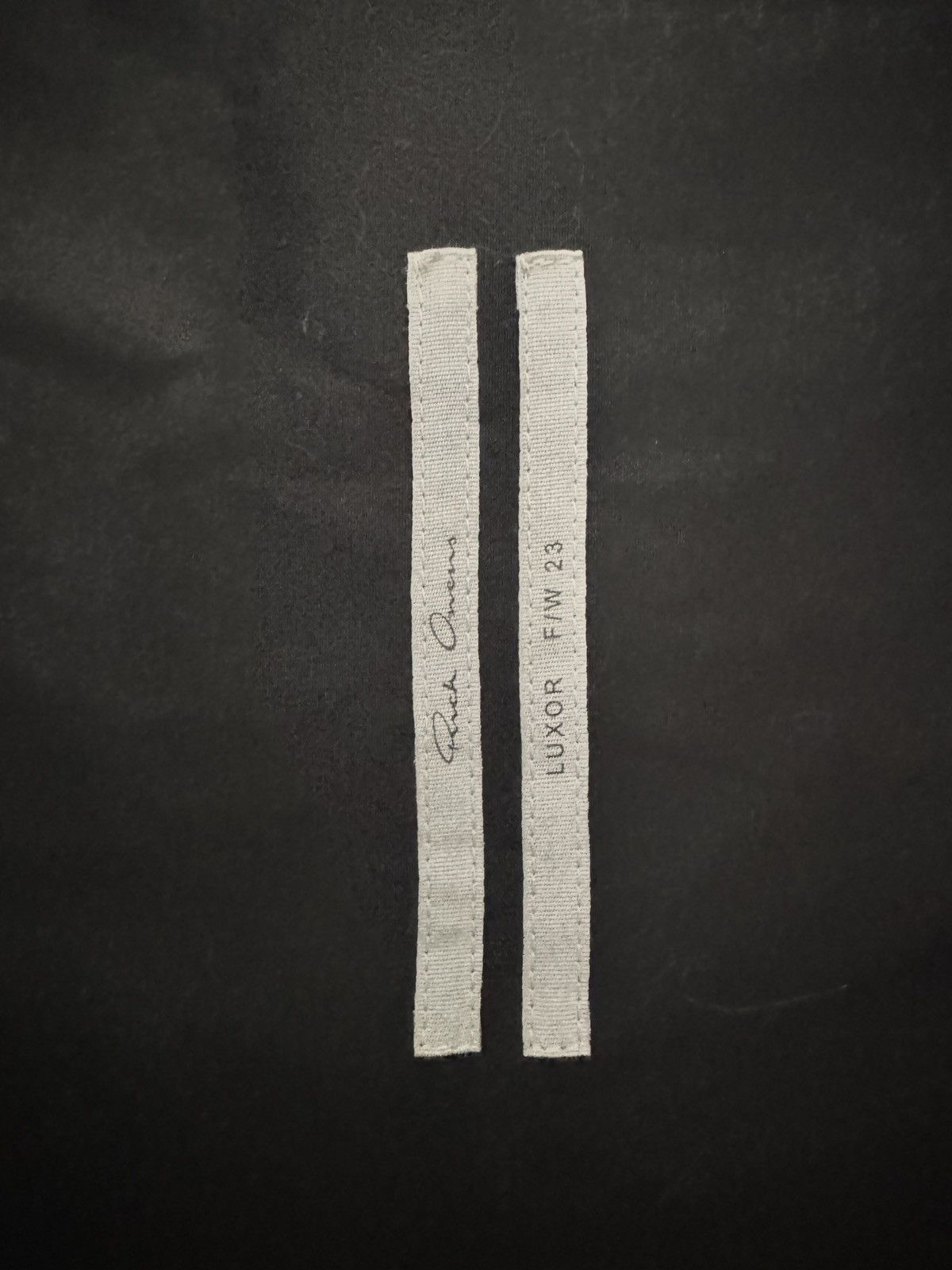 Rick Owens LAST DROP FW23 LUXOR GLEAM VEST IN BLACKHEAVY COTTON POPLIN Size US M / EU 48-50 / 2 - 11 Thumbnail