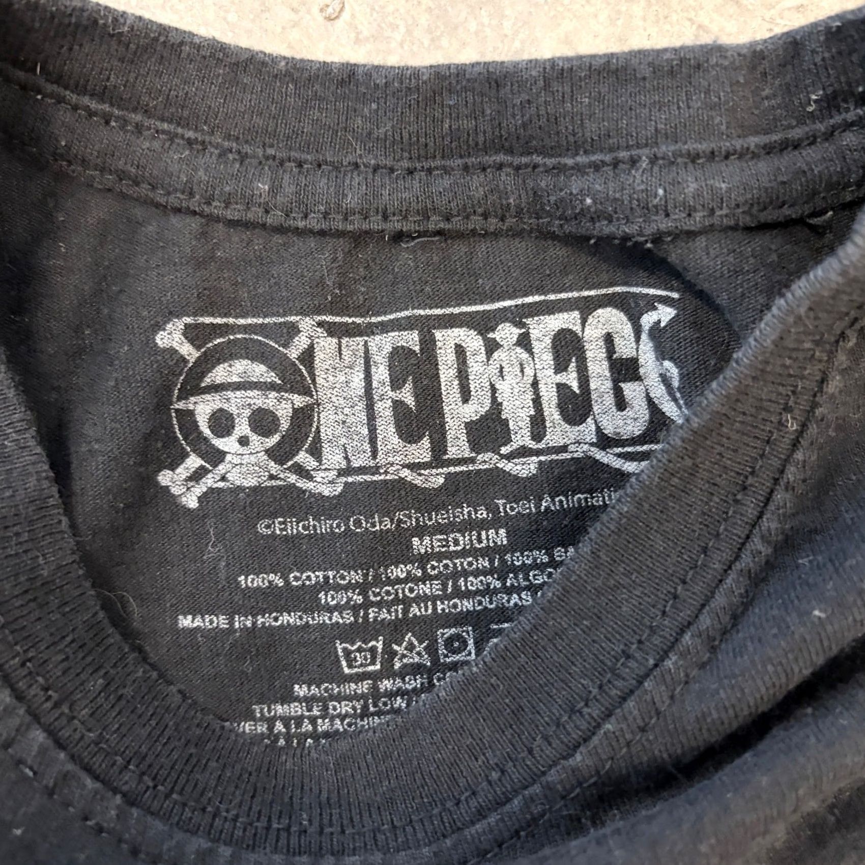 Vintage VINTAGE Luffy Gear 5 Black Anime Graphic Short Sleeve Tee M Womens Shirt Size 32" / US 10 / IT 46 - 3 Thumbnail