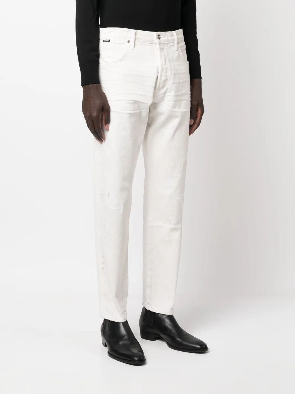 o1y0425 Denim Pant in White