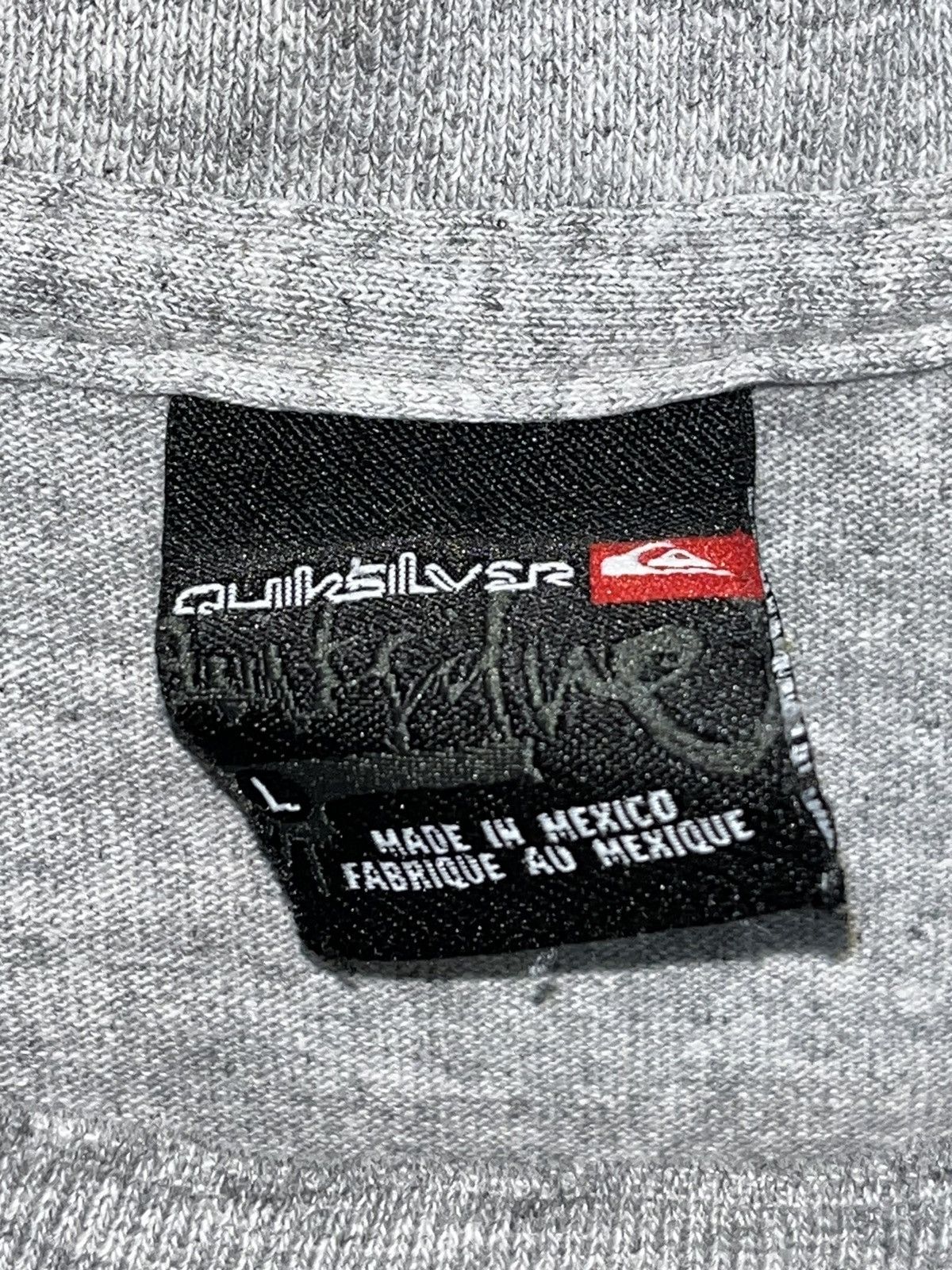 Quiksilver Crazy Vintage Y2K Faded Baggy Skater ERD Quiksilver Surf Tee Size US L / EU 52-54 / 3 - 6 Thumbnail
