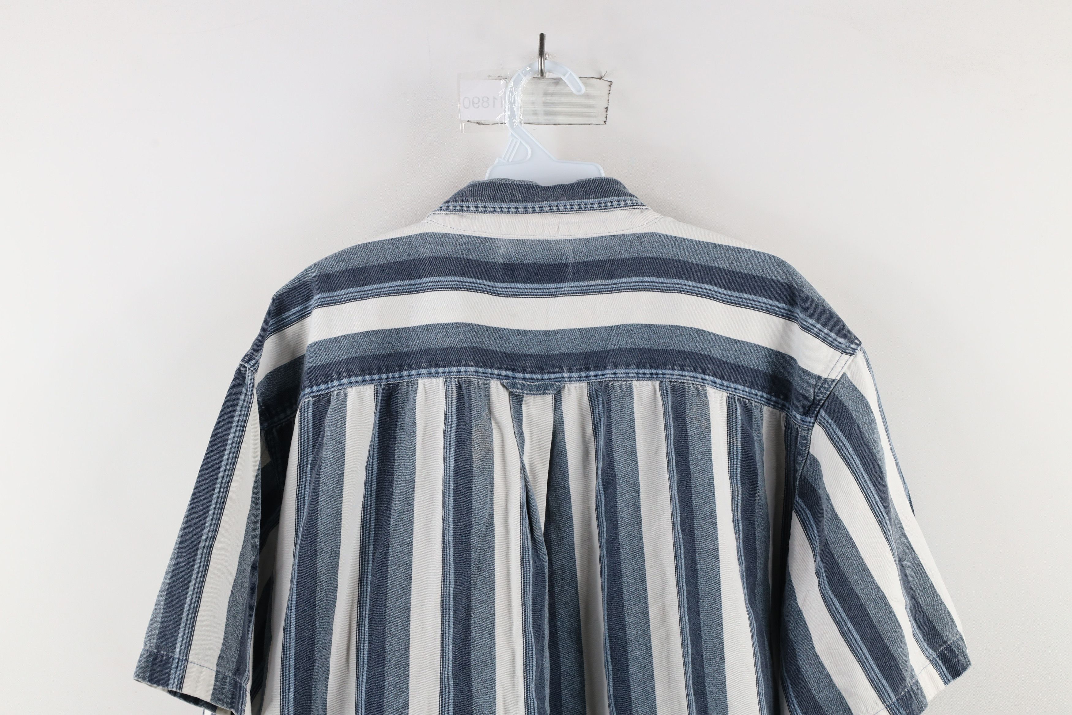 Vintage Vintage 90s Streetwear Short Sleeve Button Down Shirt Size US XXL / EU 58 / 5 - 10 Thumbnail