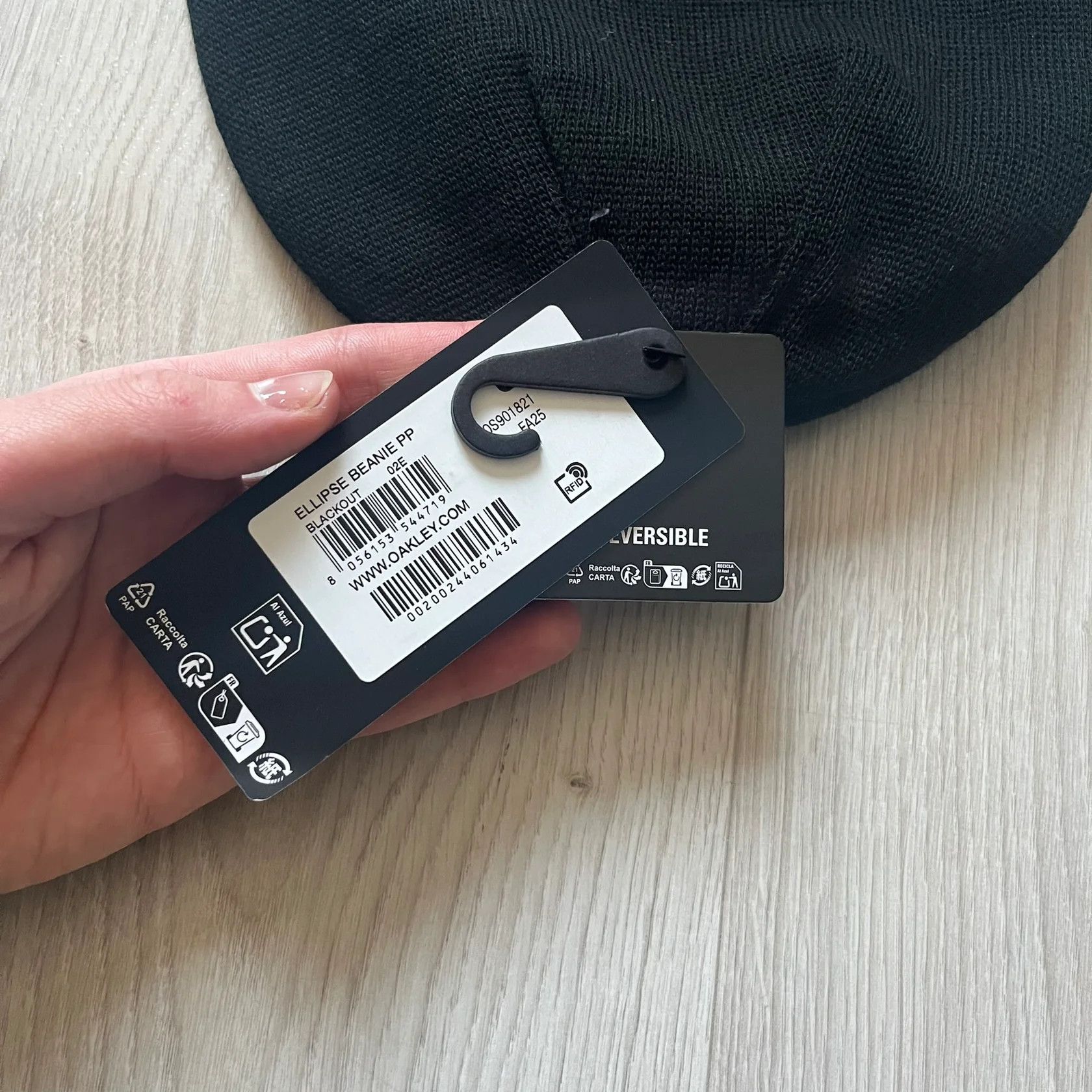Oakley Oakley Ellipse Beanie Black Center Size ONE SIZE - 6 Thumbnail