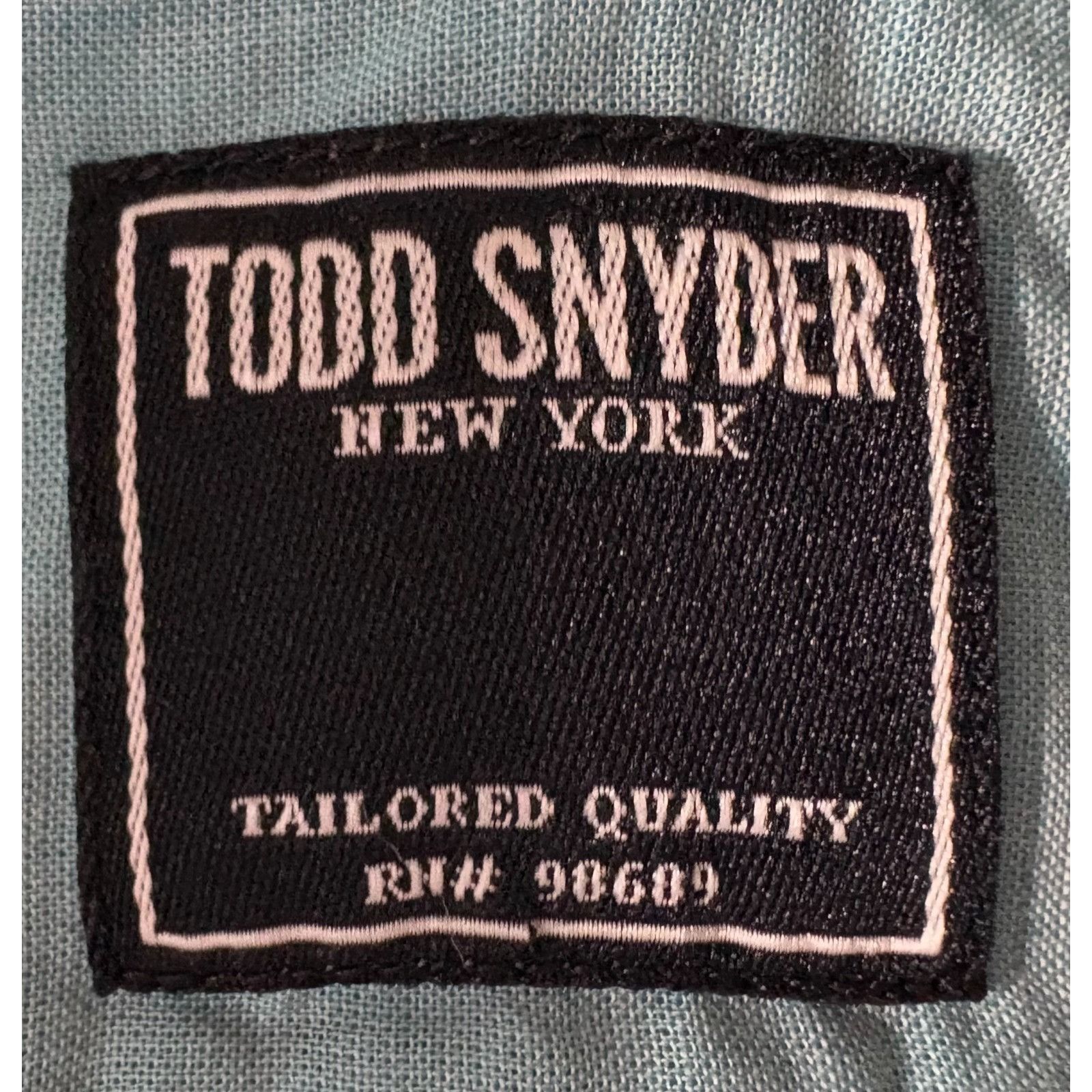 Todd Snyder Todd Snyder tropez cotton button down Shirt size M color tur Size US M / EU 48-50 / 2 - 2 Thumbnail