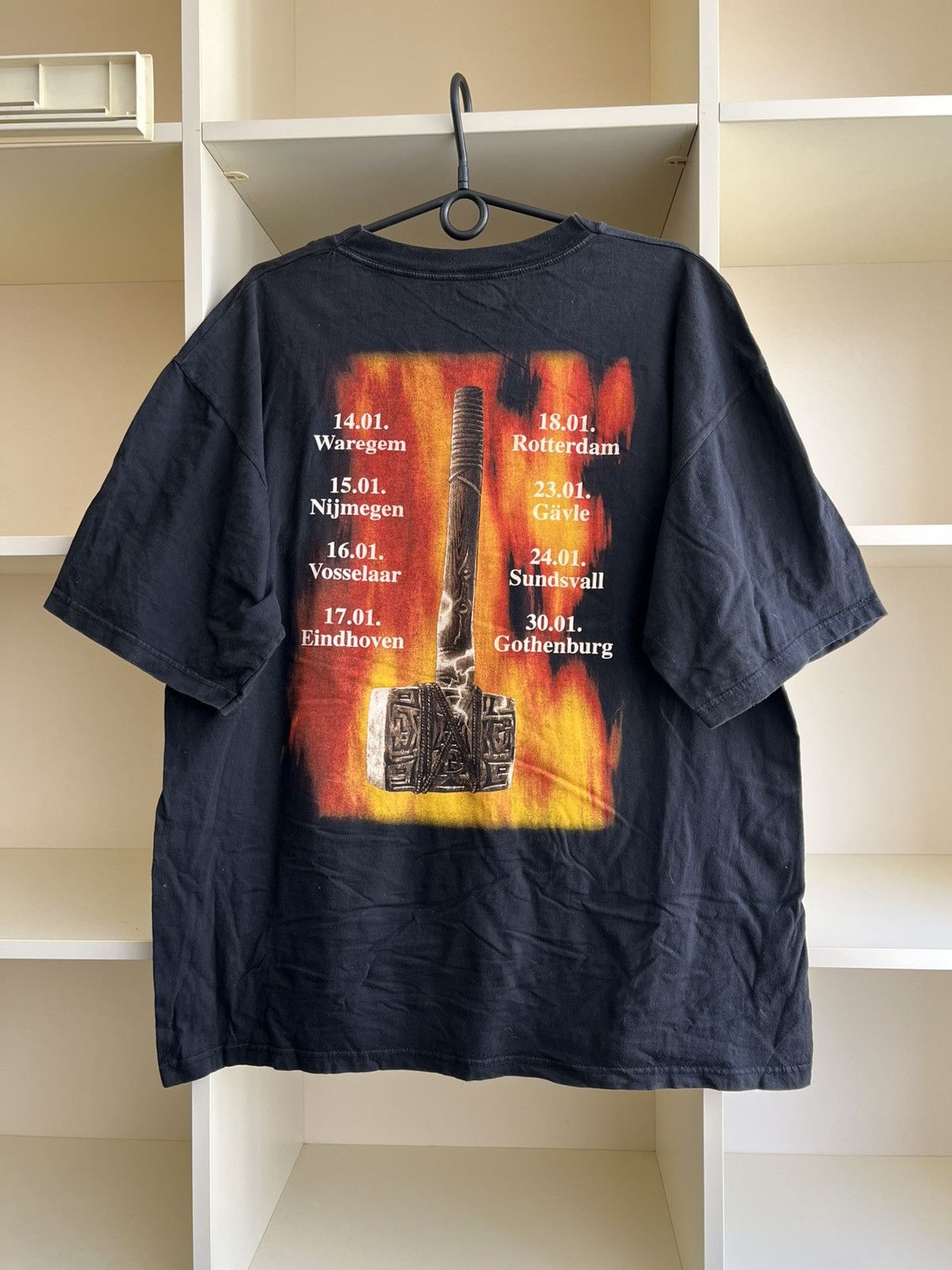 Band Tees Vintage Hammer Fall Band Tee Rock 90s T-Shirt Size US XL / EU 56 / 4 - 2 Thumbnail