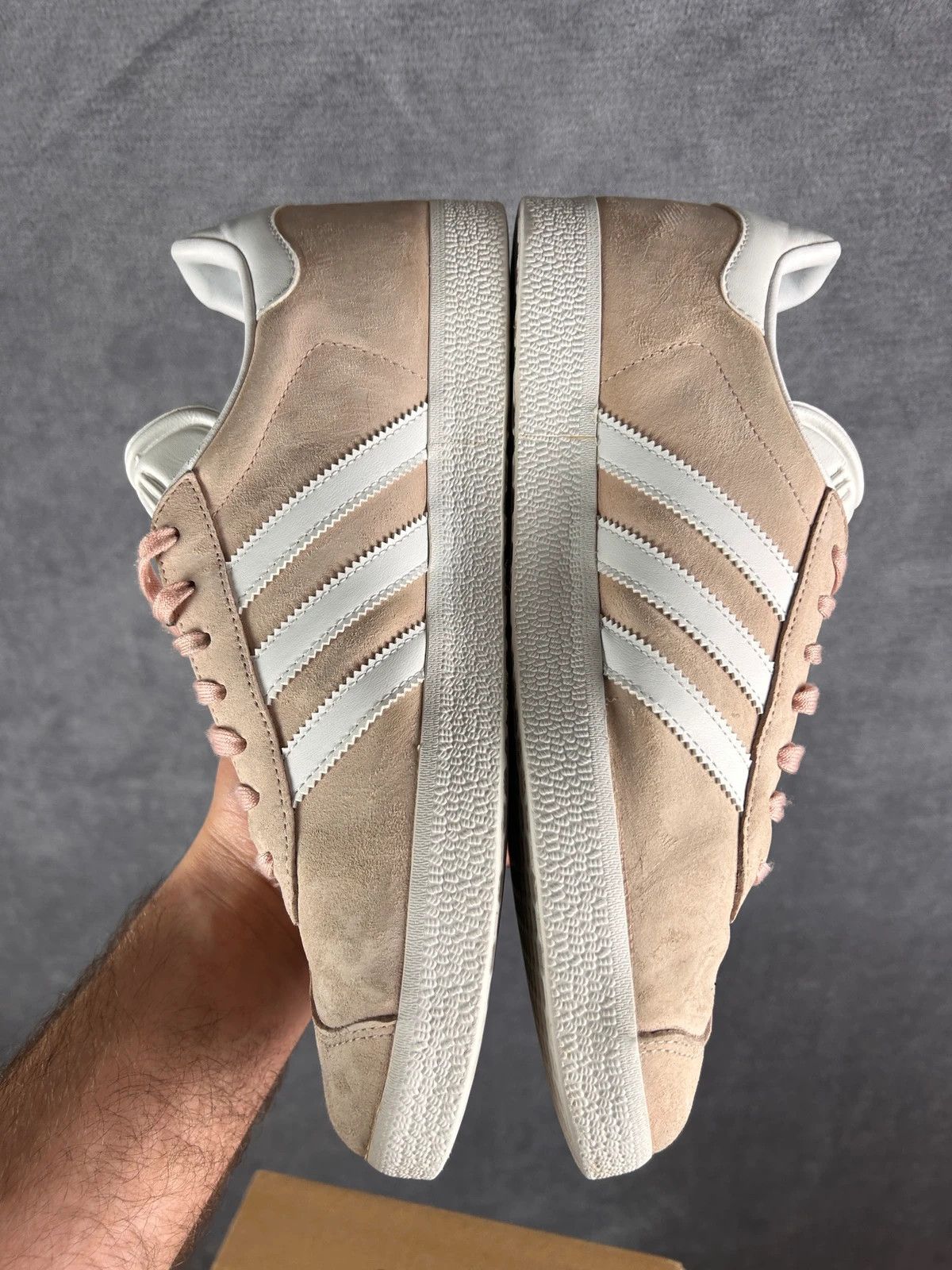 Adidas Adidas Gazelle powder pink suede mini logo print Y2K Size US 9.5 / EU 42-43 - 8 Thumbnail