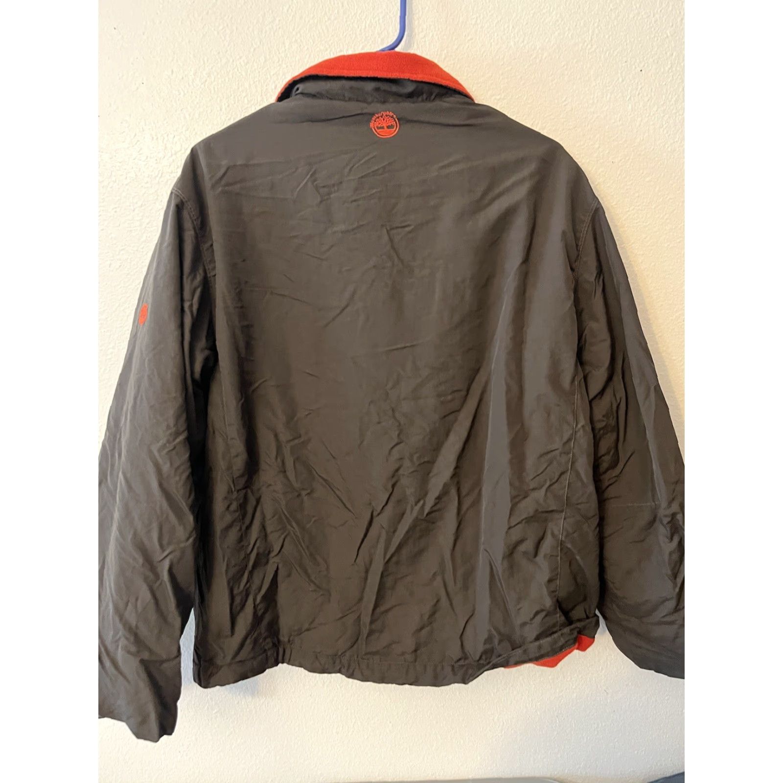 Timberland VINTAGE Timberland Jacket Gear Bomber Jacket Mens L Brown Orange Insulated Windbreaker Casual Outdoor Size US L / EU 52-54 / 3 - 3 Thumbnail