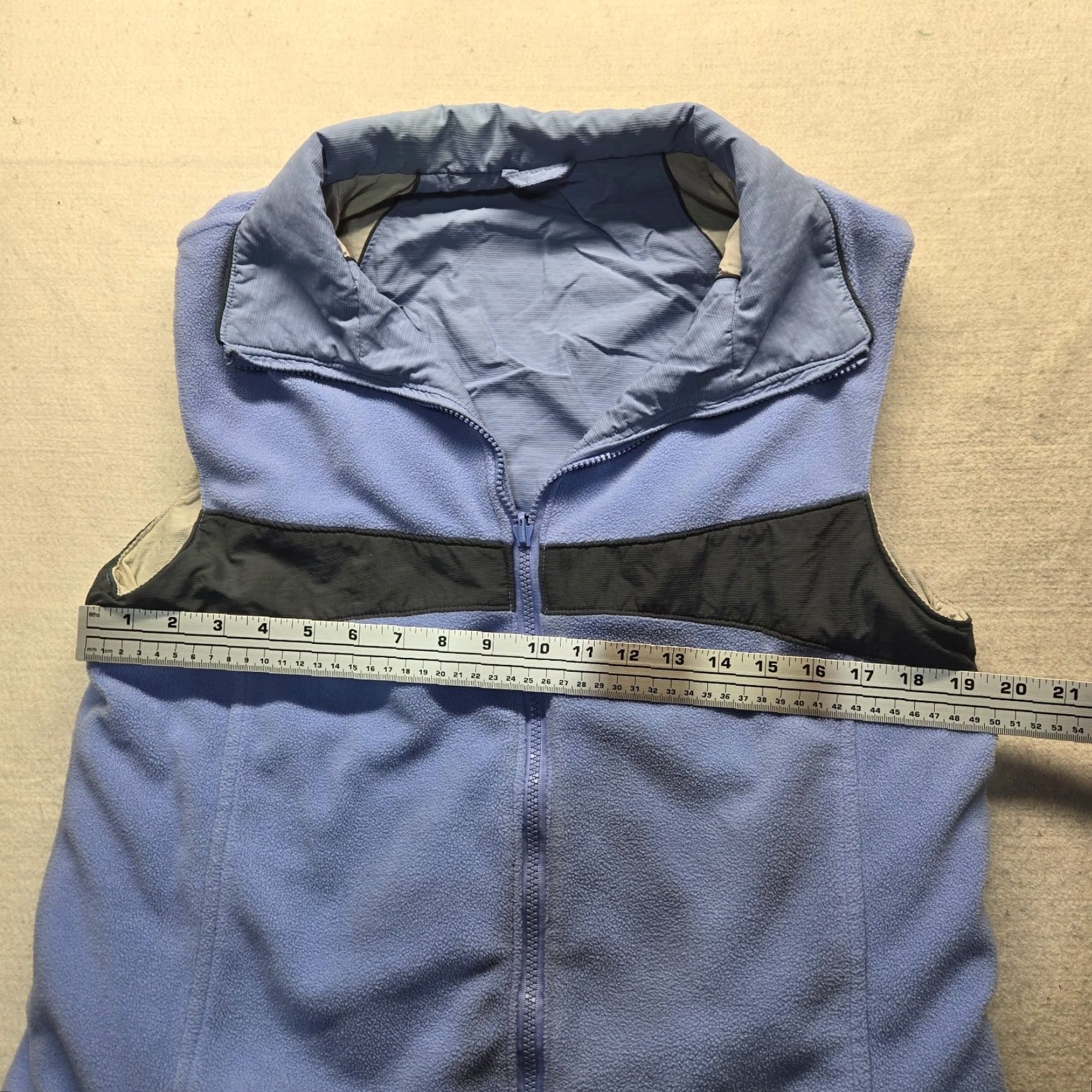 Vintage Columbia Reversible Fleece Vest Women's Size M Medium Blue Zip Vest Size M / US 6-8 / IT 42-44 - 6 Thumbnail