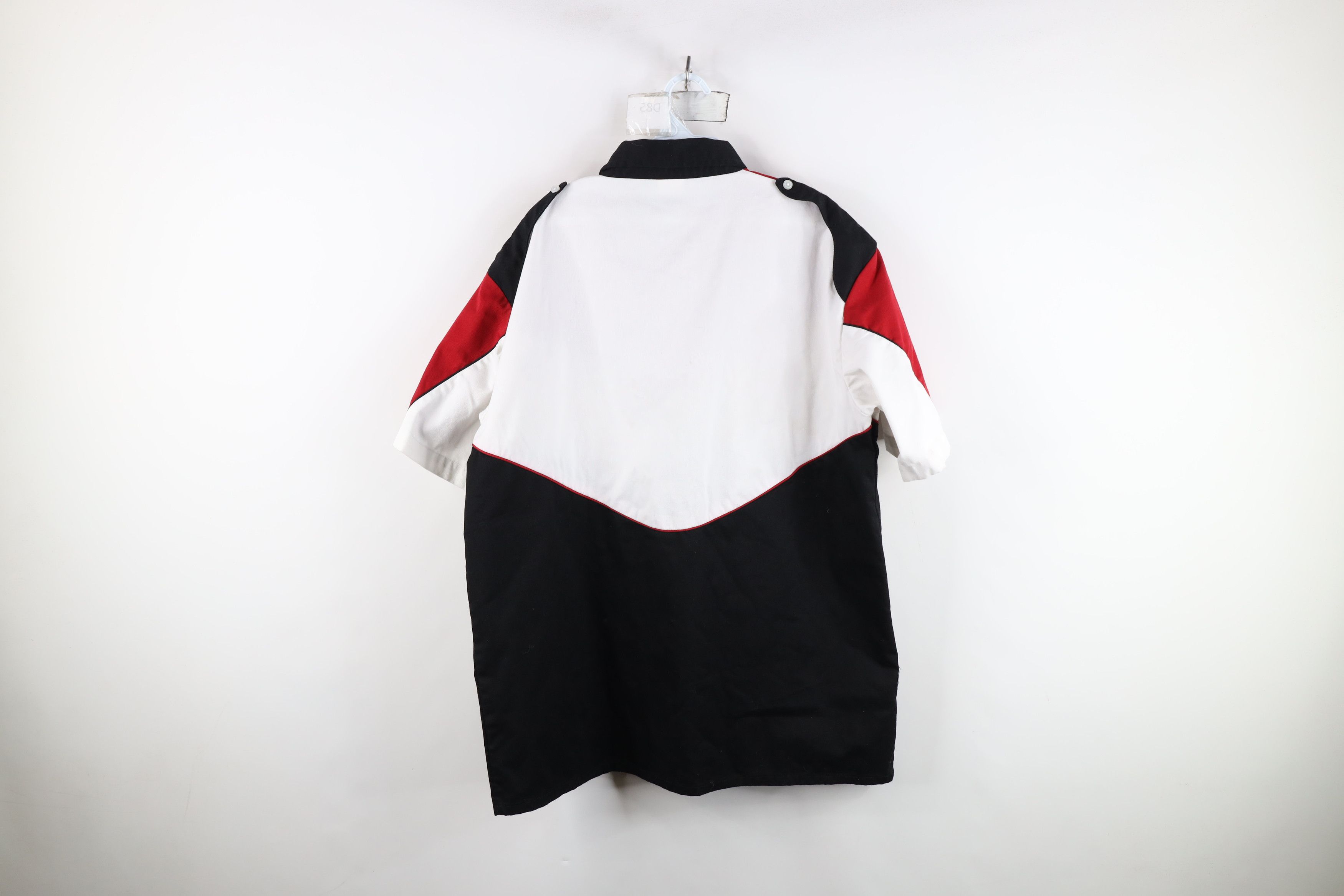 Vintage Vintage 90s Block Pit Crew Racing Collared Button Shirt Size US L / EU 52-54 / 3 - 12 Thumbnail