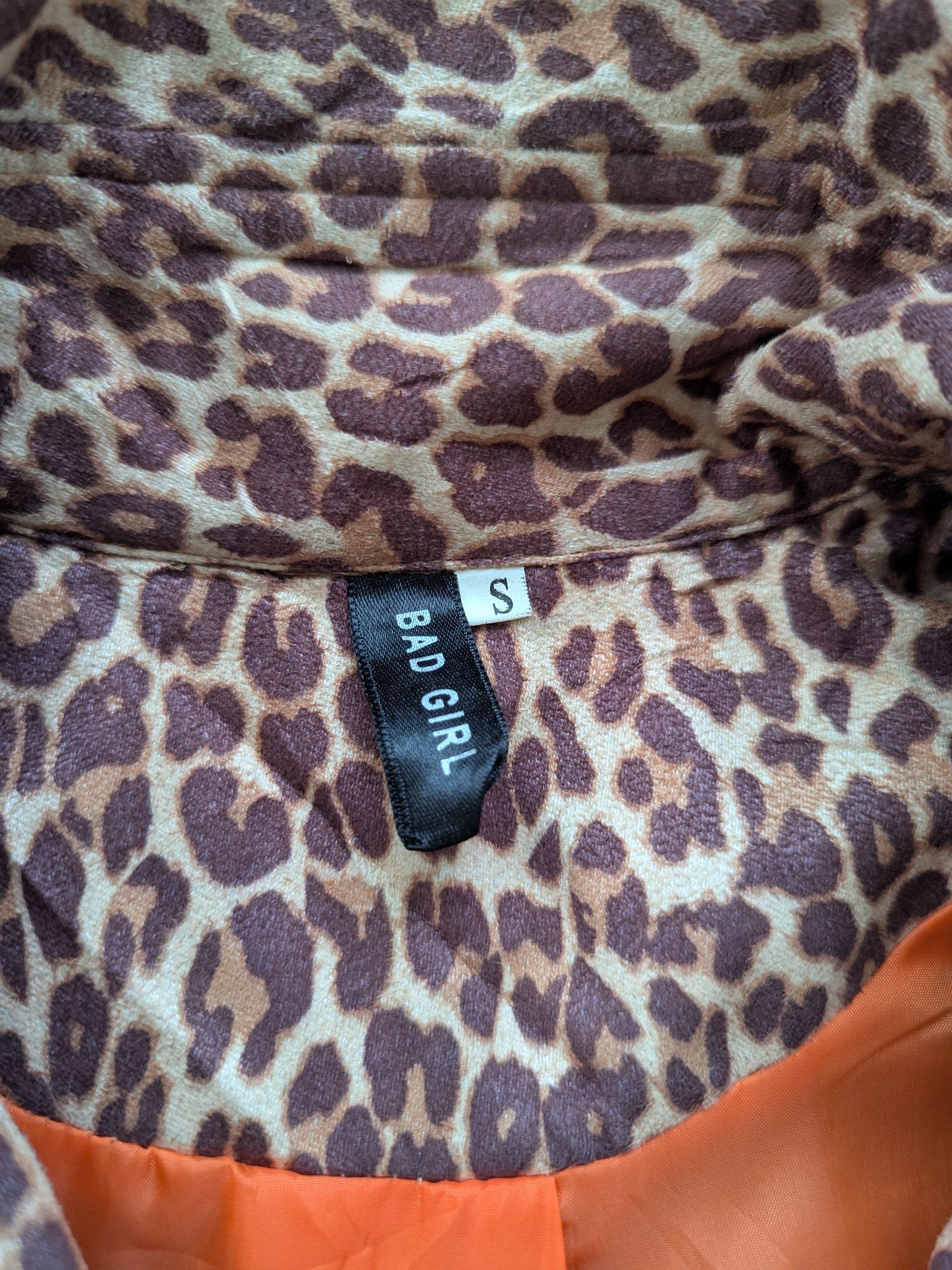 Japanese Brand × Le Grande Bleu (L.G.B.) × Vintage Vintage Leopard Patterned Trench Coat by Bad Girl Size S / US 4 / IT 40 - 8 Thumbnail