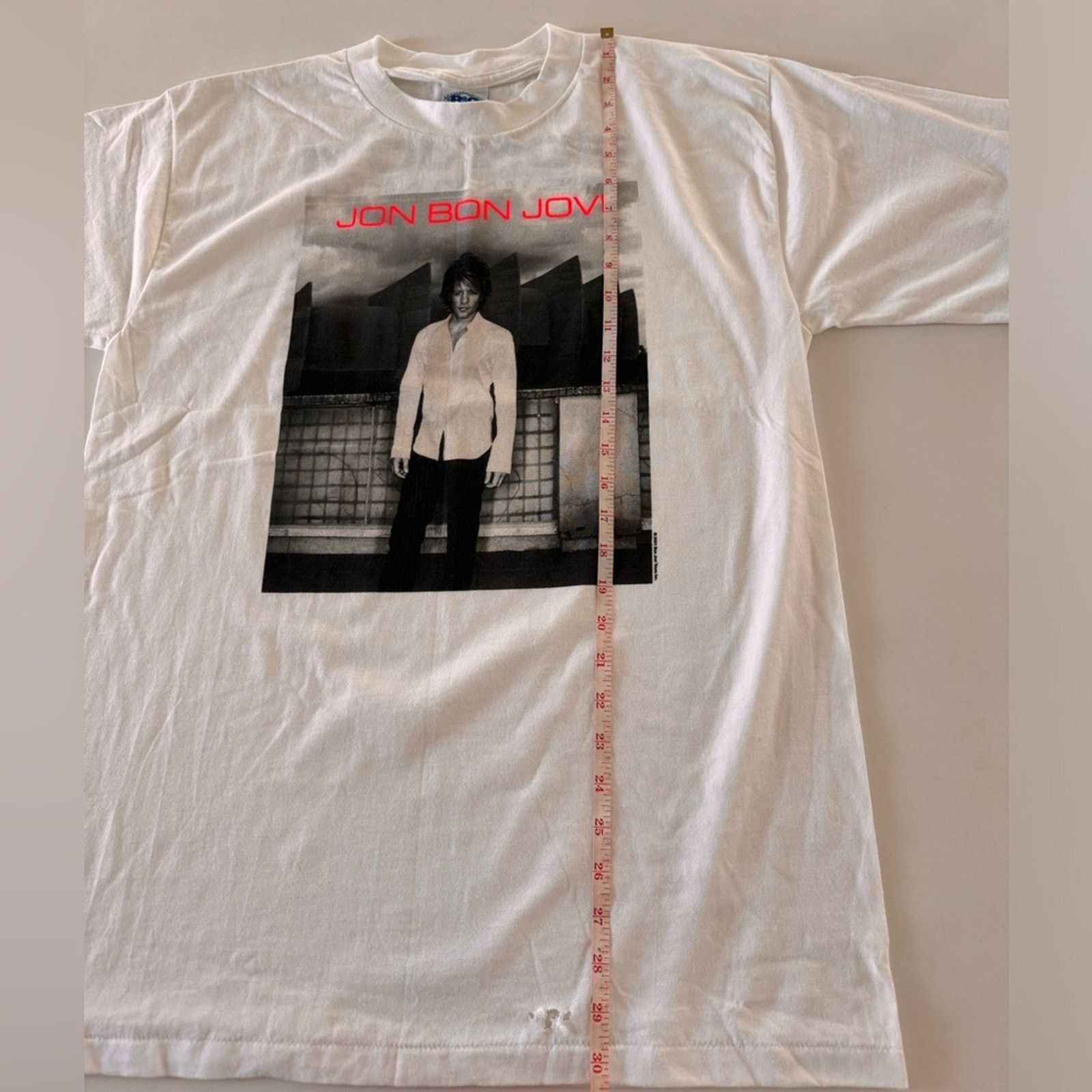 Vintage VTG Bon Jovi tee Size US L / EU 52-54 / 3 - 3 Thumbnail