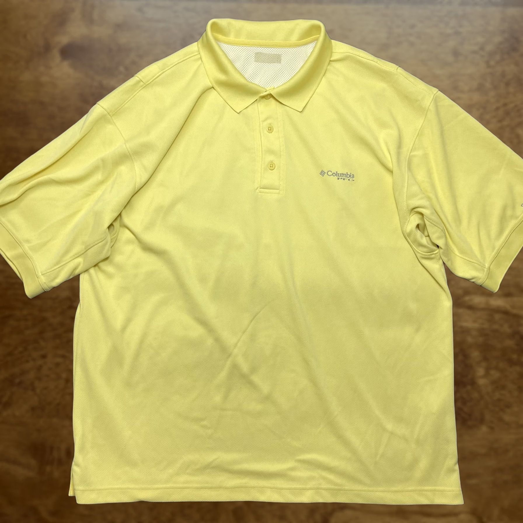 Vintage Columbia PFG Polo Shirt Mens XL Yellow Short Sleeve Fishing Casual Shirt Mens XL Yellow PFG Logo Embroidered Size US XL / EU 56 / 4 - 1 Thumbnail