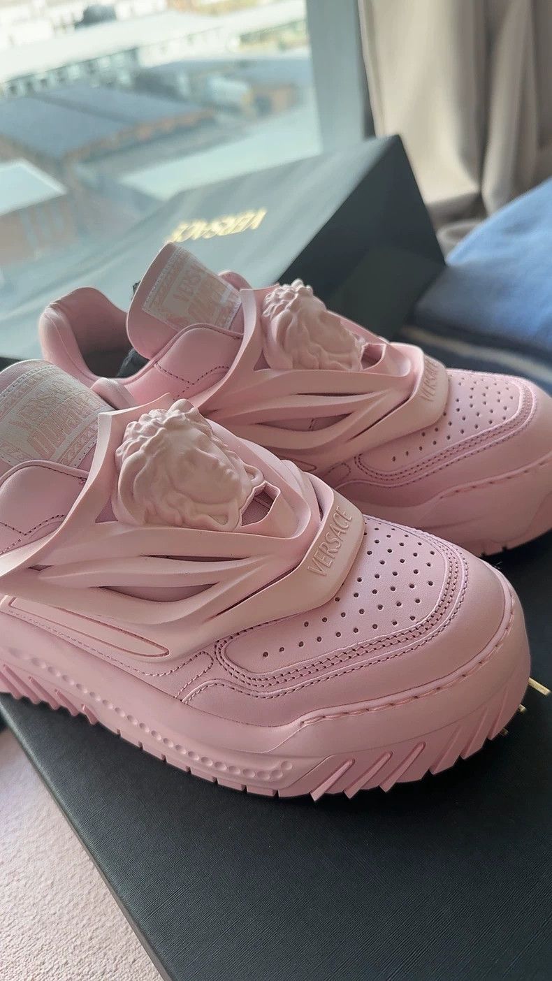 Versace Versace Pink board shoes for men and women Size US 6.5 / IT 36.5 - 4 Thumbnail