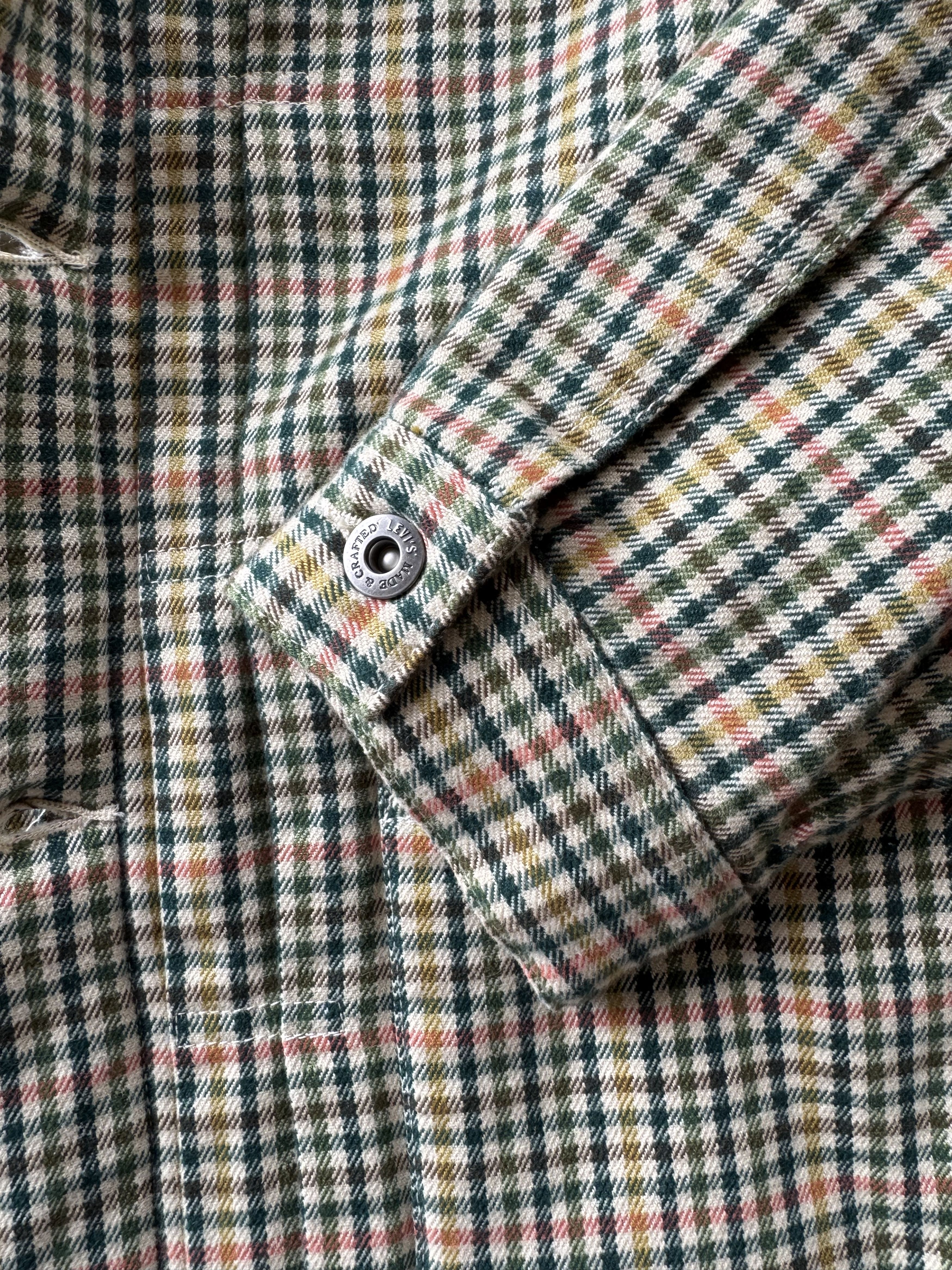 Levi's Made & Crafted Levi’s Made & Crafted Quilted Sherpa Plaid Long Coat BNWT Size US S / EU 44-46 / 1 - 4 Thumbnail