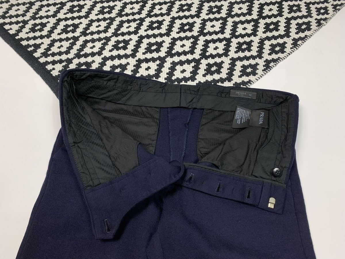 Prada PRADA VIRGIN WOOL PANTS A/W 2019 Size US 34 / EU 50 - 10 Thumbnail