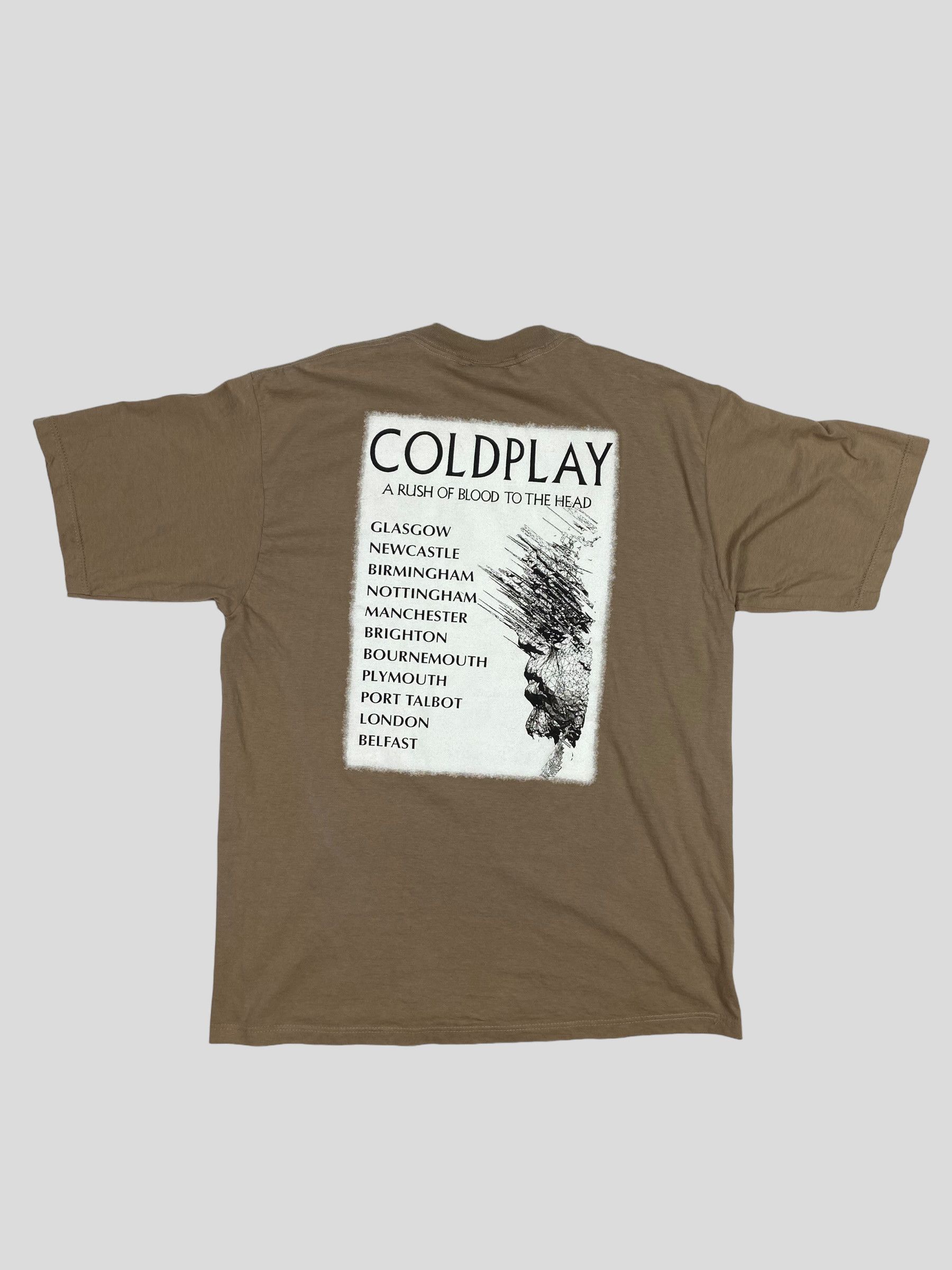 Band Tees COLDPLAY A RUSH OF BLOOD TO THE HEAD TEE 1990s - LOT № 14 Size US L / EU 52-54 / 3 - 11 Thumbnail