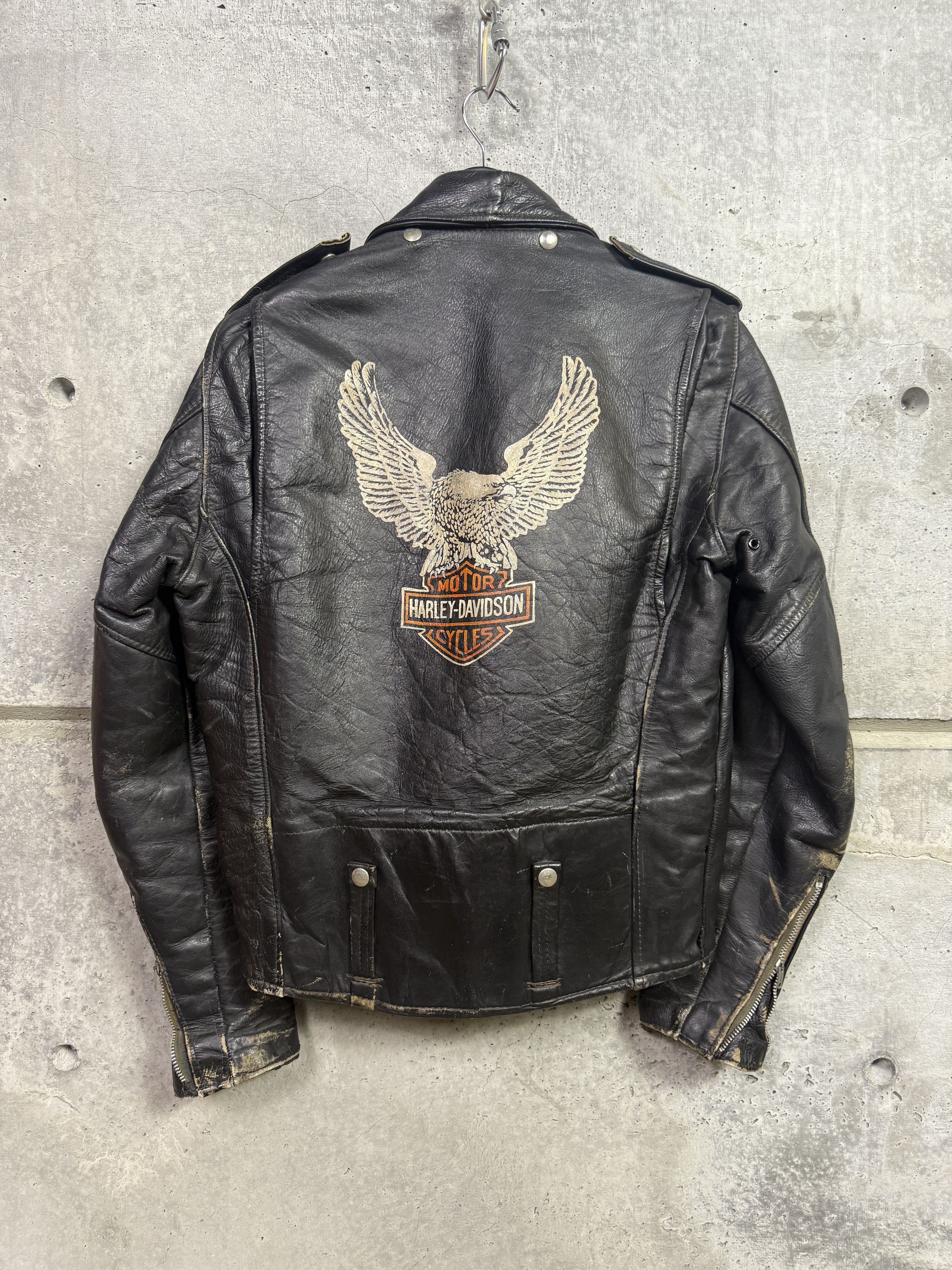 The Great China Wall Great China Wall 60s Harley Davidson Leather Biker Jacket Size US M / EU 48-50 / 2 - 2 Thumbnail