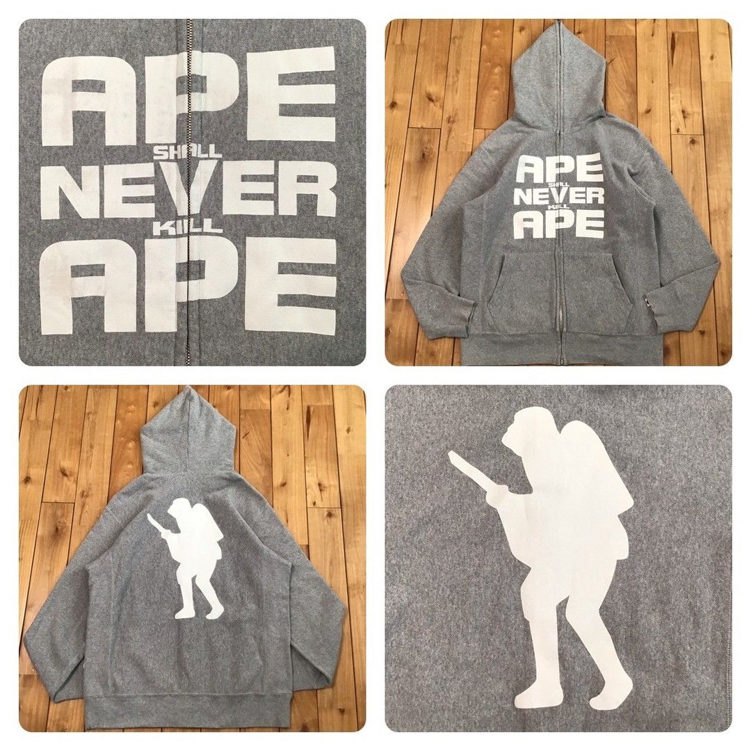 Bape × Nigo BAPE ASNKA Soldier Logo Full Zip Hoodie a bathing ape NIGO Size US M / EU 48-50 / 2 - 1 Thumbnail
