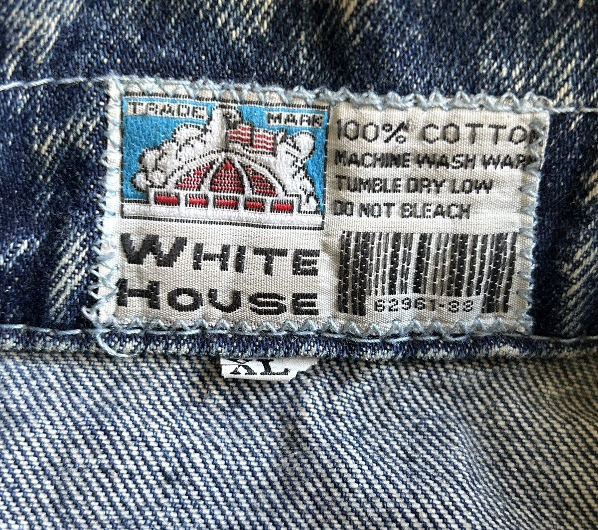 Vintage Vintage White House Denim Acid Wash Jean Jacket Size: XL Size US XL / EU 56 / 4 - 3 Thumbnail