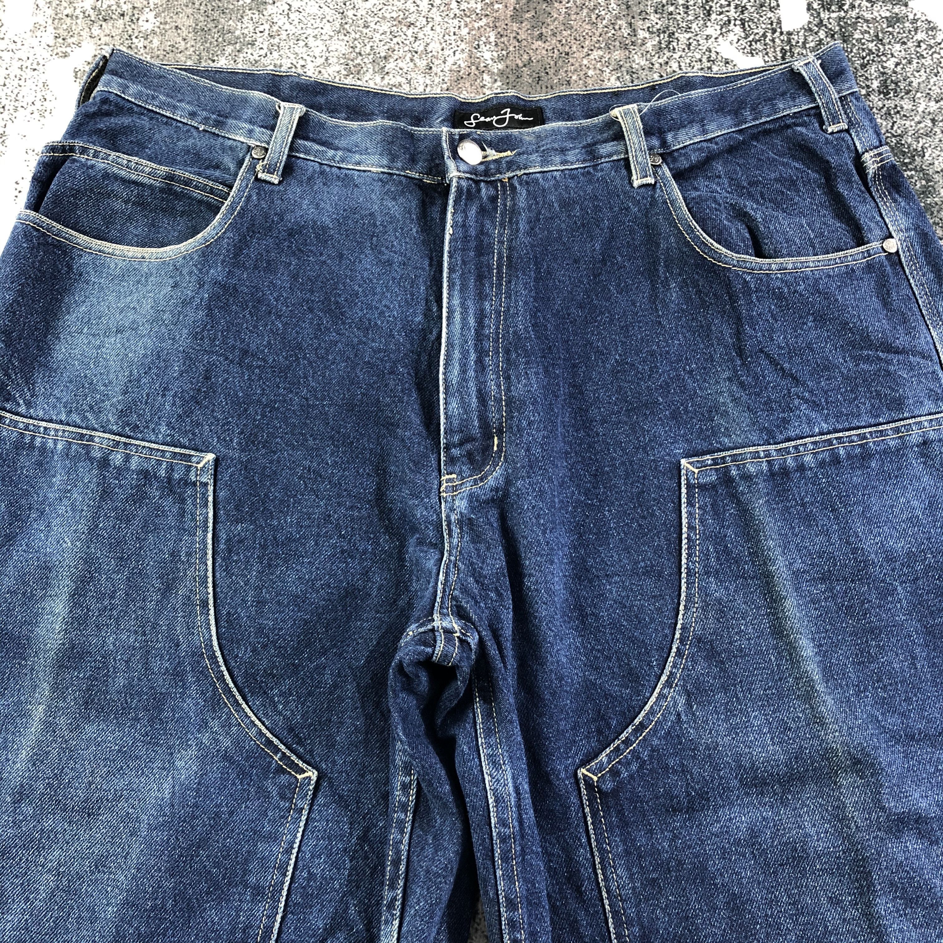 Sean John Vintage Sean John Jorts Pants Double Knee Denim KJ1667 Size US 40 / EU 56 - 3 Thumbnail