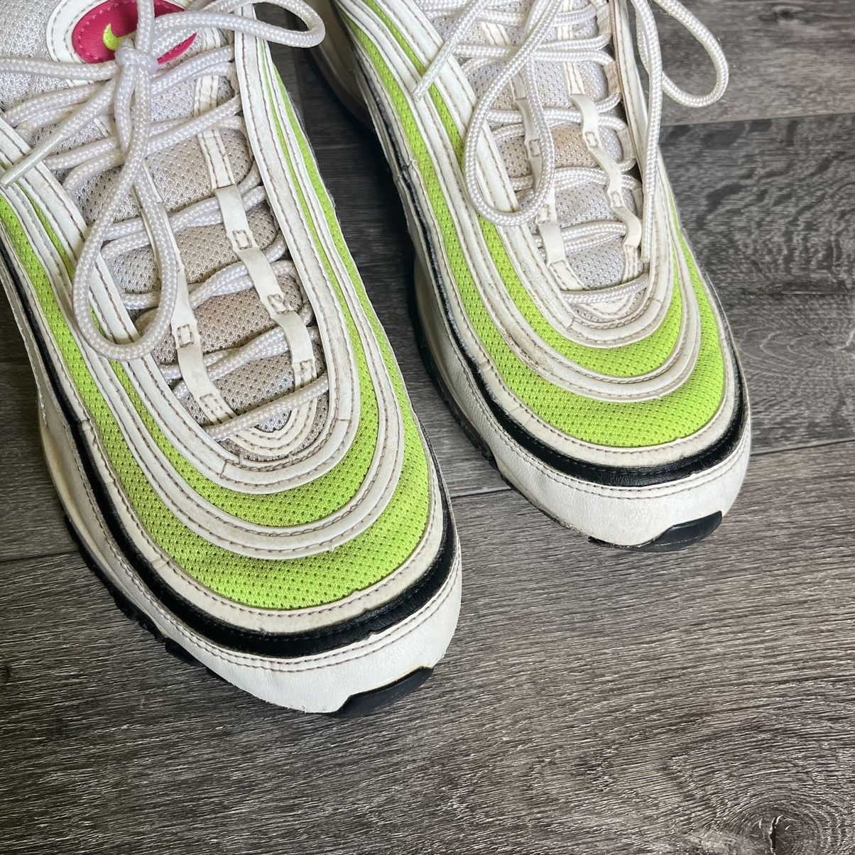 Nike × Vintage Vintage Nike Air Max 97 Volt Pink Shoes CI9871-100 Size 11 Size US 11 / EU 44 - 4 Thumbnail