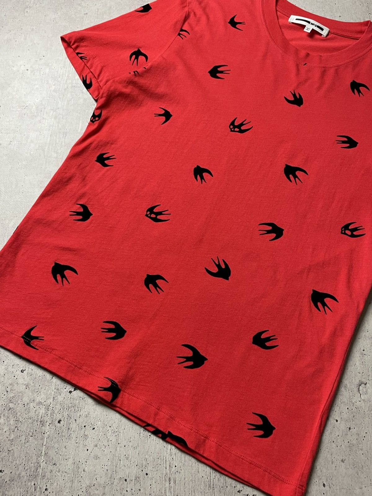 Alexander McQueen McQ by Alexander McQueen Swallow Printed T- Shirt Size US M / EU 48-50 / 2 - 3 Thumbnail
