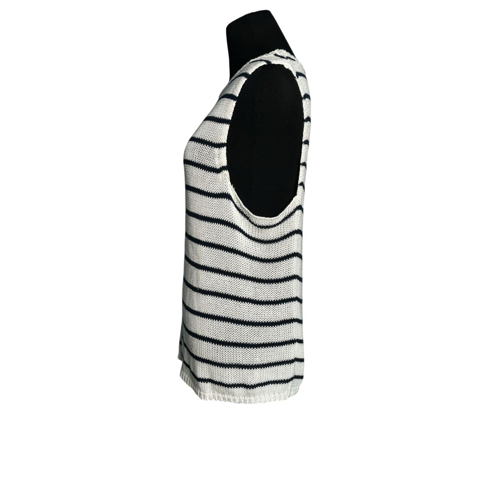 Rails Rails Jenna white blue stripes knit tank top size large Size L / US 10 / IT 46 - 9 Thumbnail