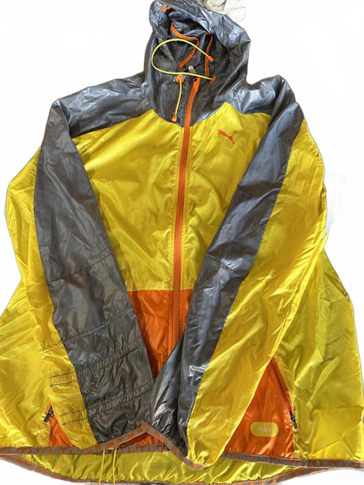 Puma Puma Sport Lifestyle Yellow Gray Windbreaker L Size US L / EU 52-54 / 3 - 3 Thumbnail