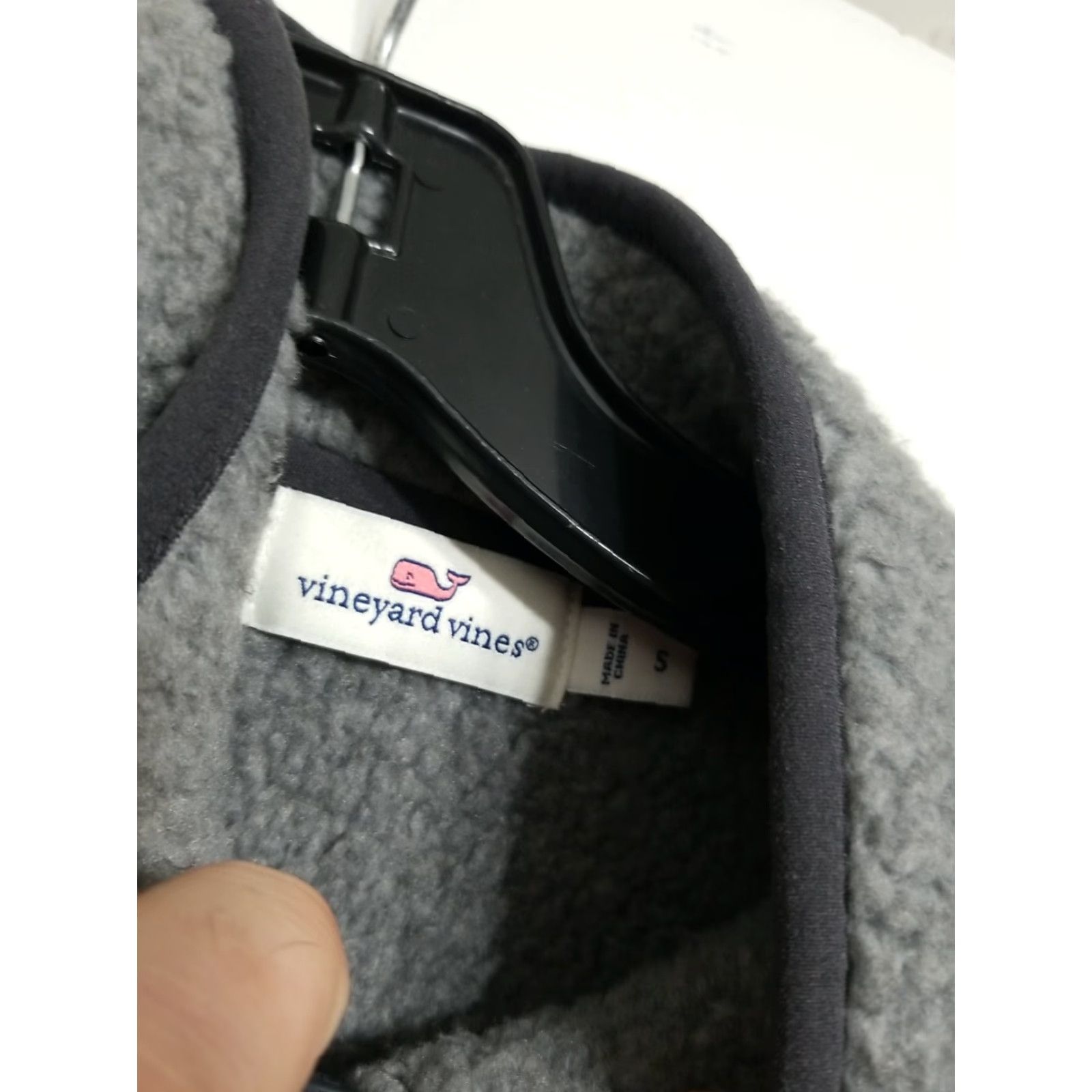 Vineyard Vines Vineyard Vines Vest Shirt Women Gray Full Zip Sleeveless Sherpa Harbor Top S Regular Size/Vest Size S / US 4 / IT 40 - 2 Thumbnail