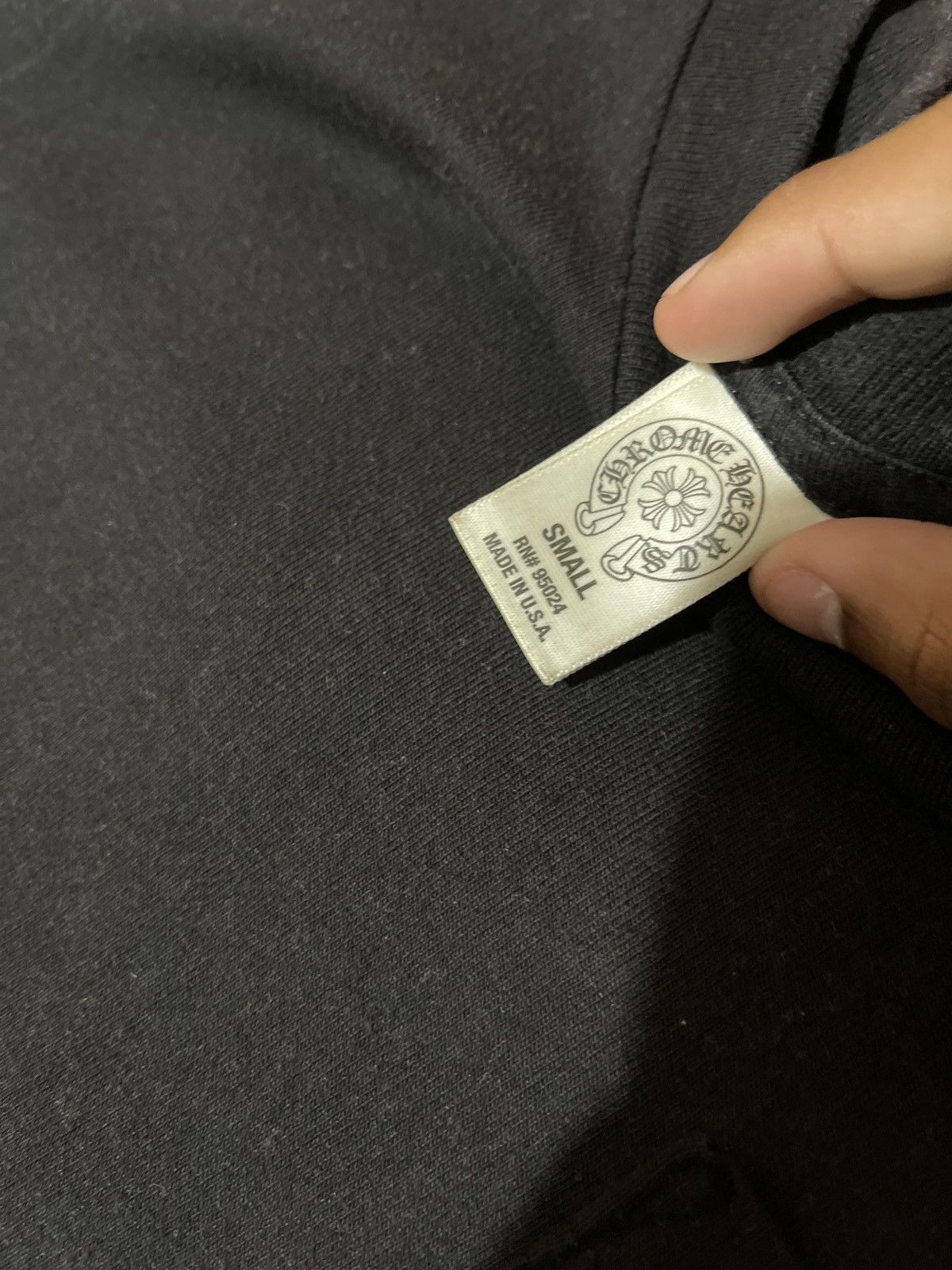Chrome Hearts Chrome Hearts Tonal Cross Hollywood Logo Pocket Tshirt Size US S / EU 44-46 / 1 - 6 Thumbnail