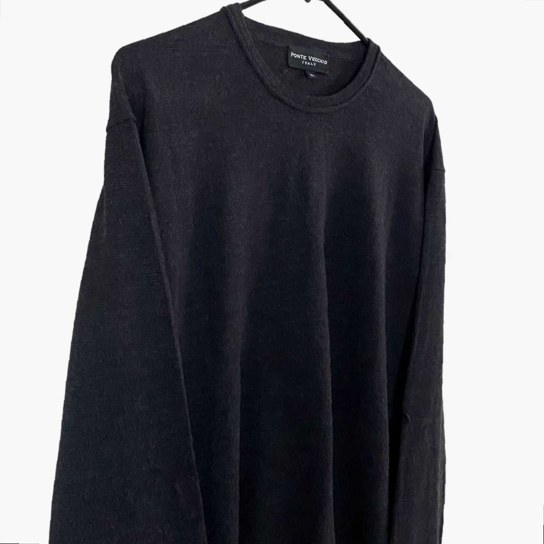 Vintage Ponte Vecchio Crewneck Sweater Gray Men's XL Merino Wool Pullover Long-Sleeve Size US XL / EU 56 / 4 - 4 Thumbnail