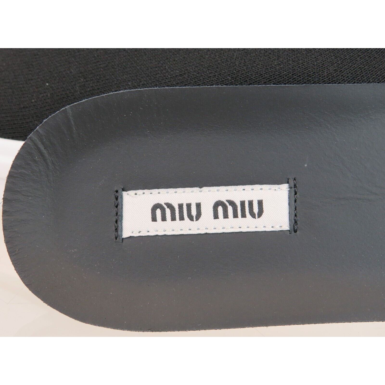 5T664C BLACK KNIT WHITE LOGO PULL ON HIGH SOCK SNEAKERS 41