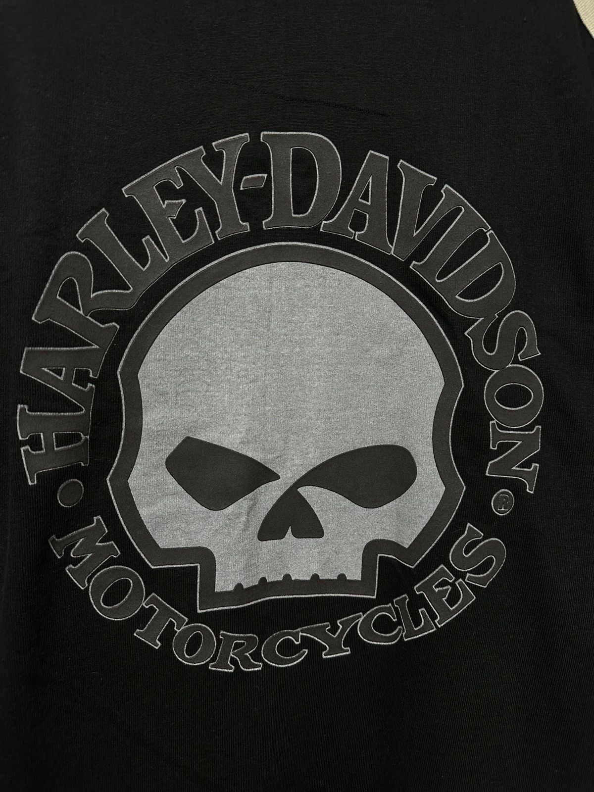 Harley Davidson Harley Davidson Vintage Skull Sweatshirt Moto Rare USA Size US XL / EU 56 / 4 - 2 Thumbnail