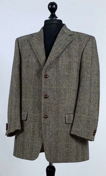 Harris Tweed Harris Tweed Mario Barutti Wool Jacket Blazer Size 52 ...