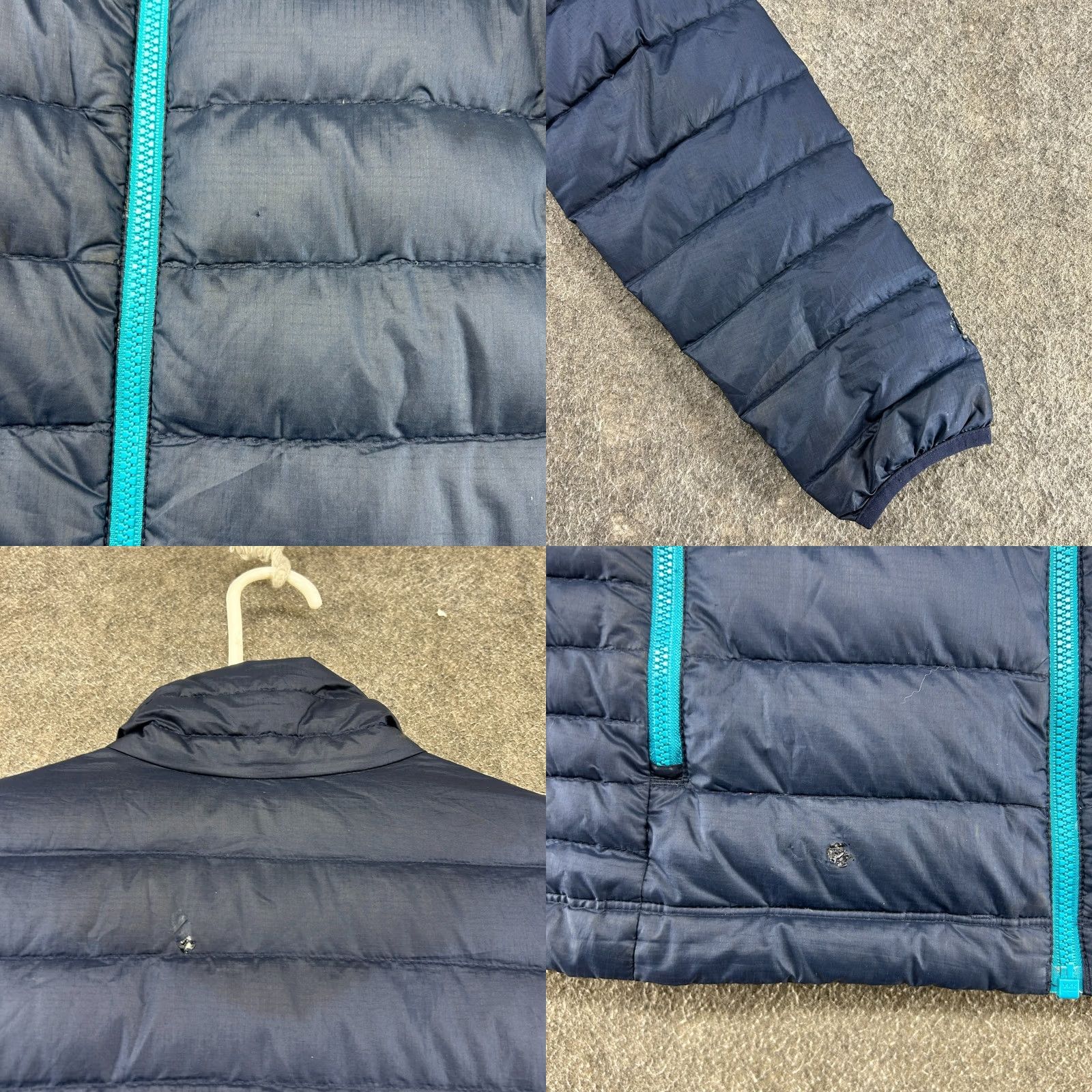 Patagonia Patagonia Womens M Blue Puffer Jacket Goose Down Insulated Logo Full Zip Pocket Size M / US 6-8 / IT 42-44 - 8 Thumbnail