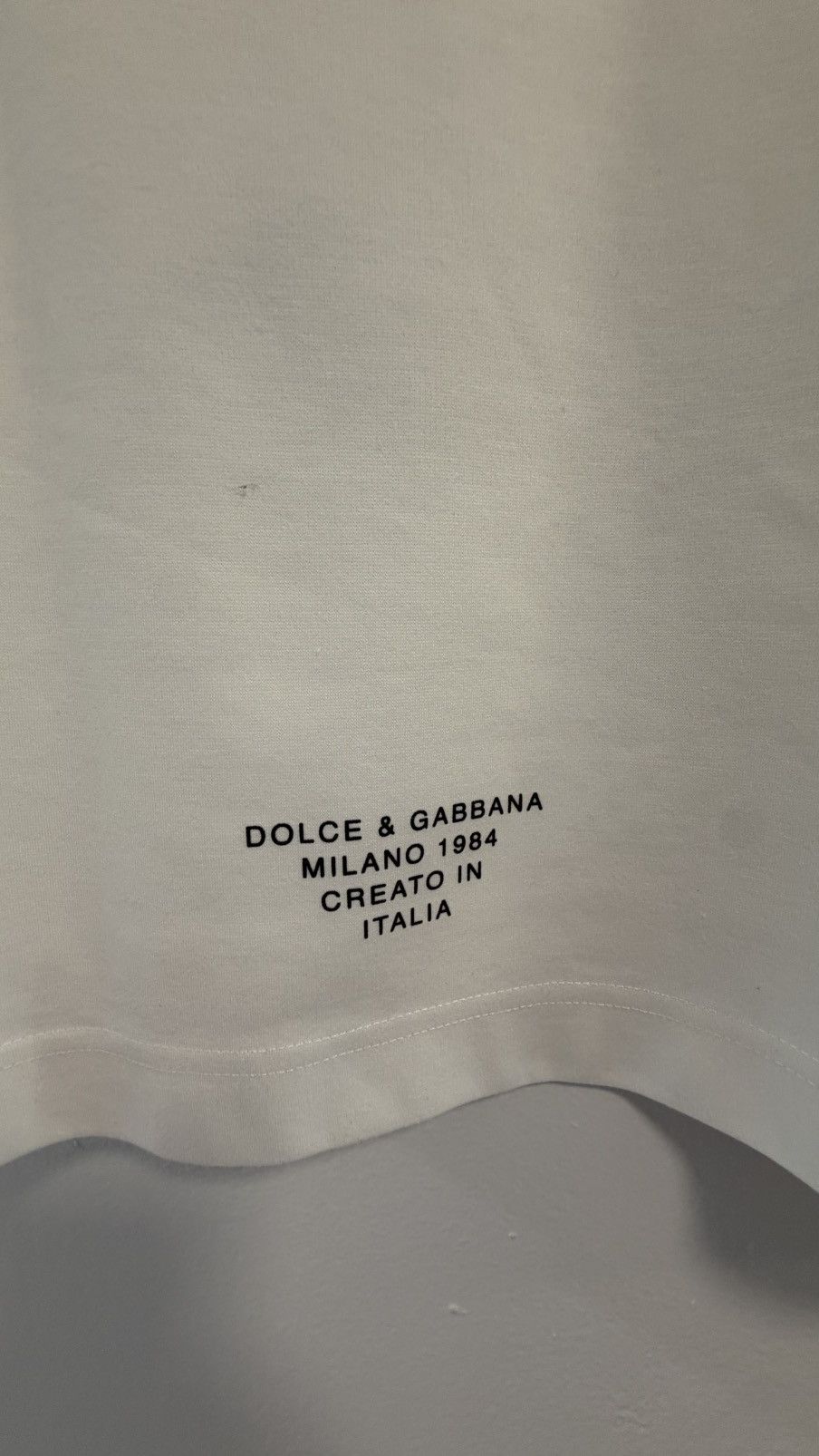 Dolce & Gabbana Dolce & Gabbana Men's Logo Cotton T-Shirt Size US L / EU 52-54 / 3 - 4 Thumbnail