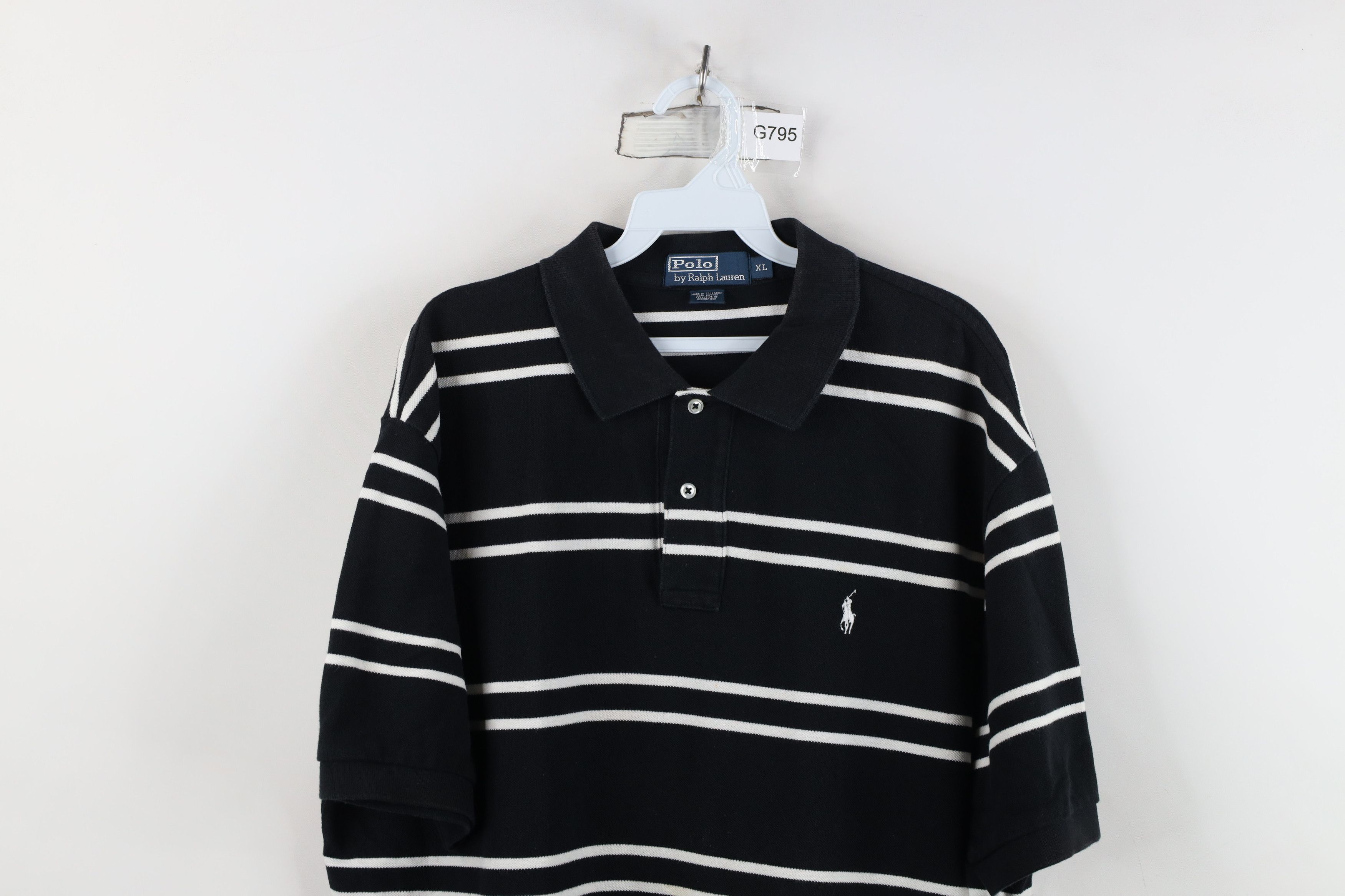 Ralph Lauren Vintage 90s Ralph Lauren Pique Cotton Golf Polo Shirt Size US XL / EU 56 / 4 - 2 Thumbnail