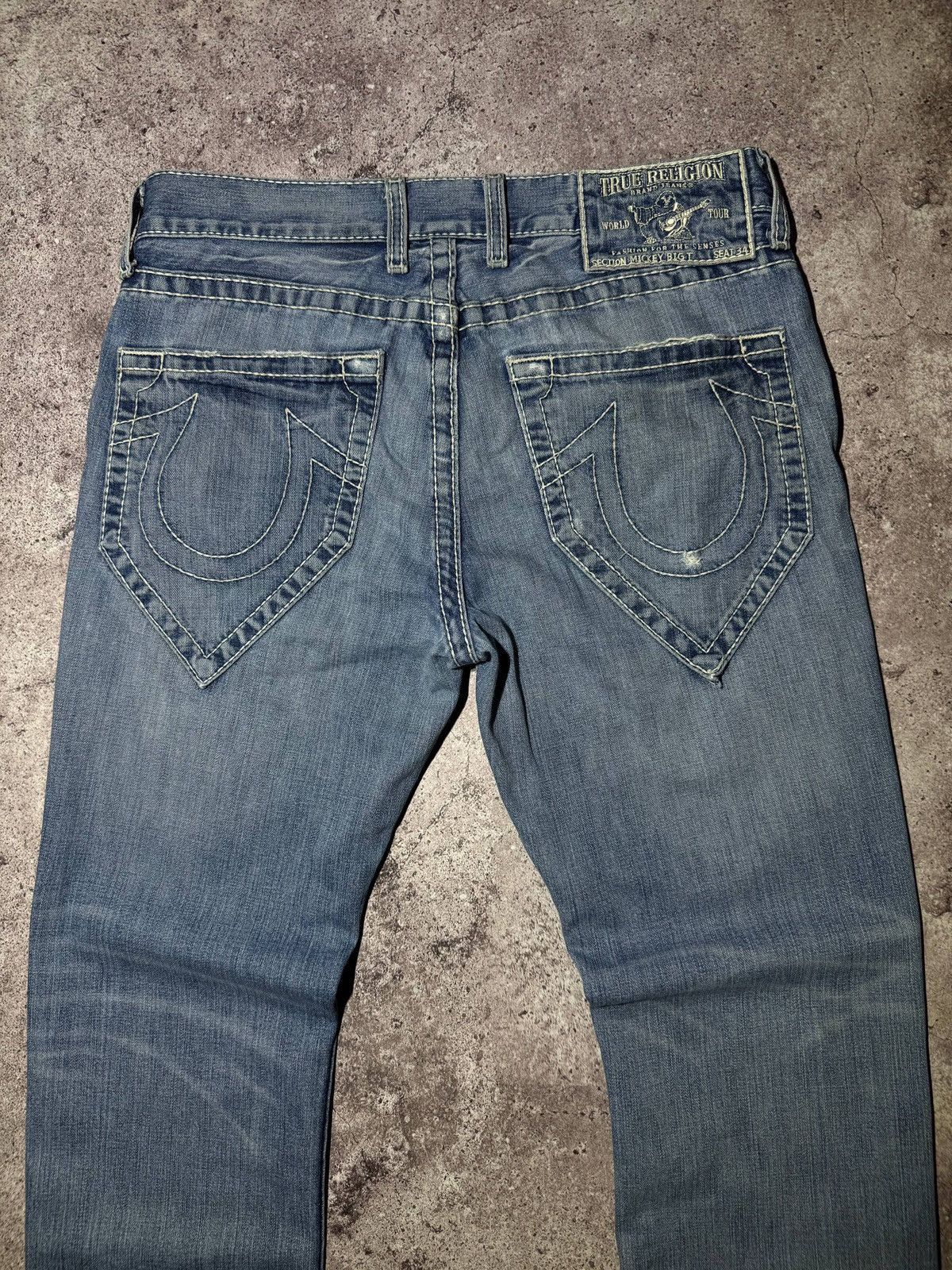True Religion True Relegion Vintage Blue Denim Jeans Streetwear Japanese Size US 34 / EU 50 - 2 Thumbnail