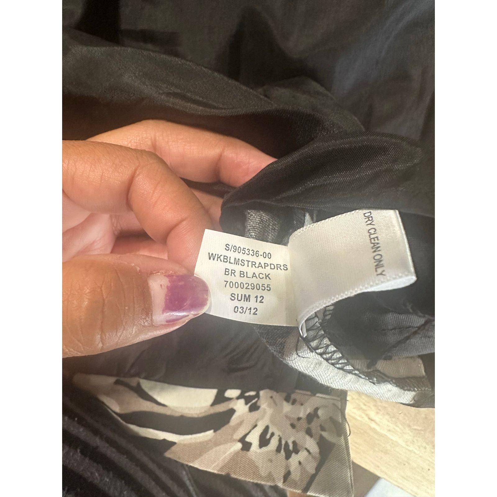 Banana Republic Banana Republic Black Floral Strapless Dress – Elegant Size M / US 6-8 / IT 42-44 - 11 Thumbnail