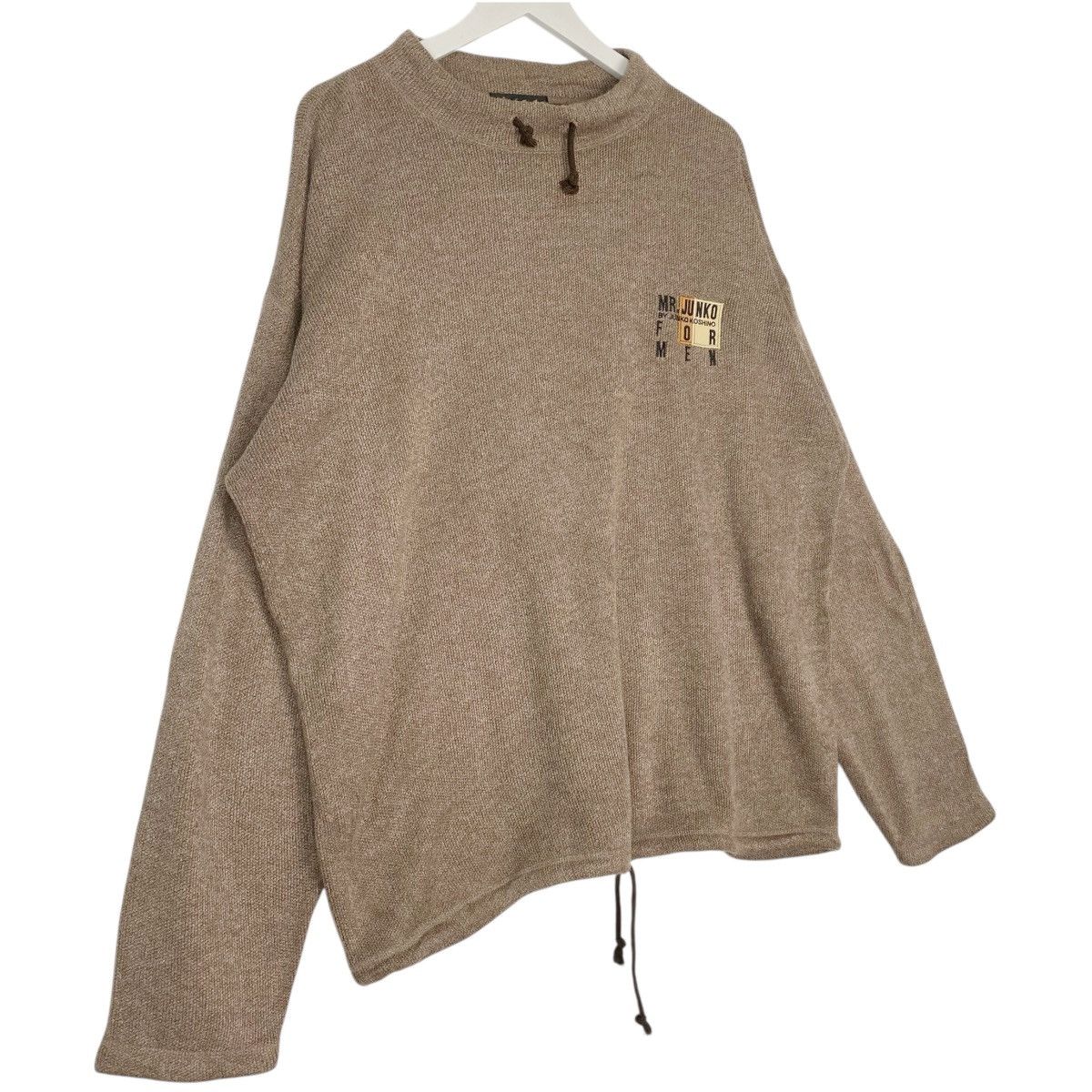 Vintage Vintage Mr Junko Embroidered Logo Sweatshirt Brown Size US L / EU 52-54 / 3 - 3 Thumbnail