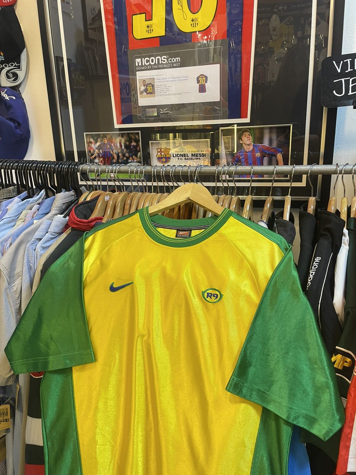 Nike Vintage Nike 90s R9 Jersey Size US L / EU 52-54 / 3 - 2 Thumbnail