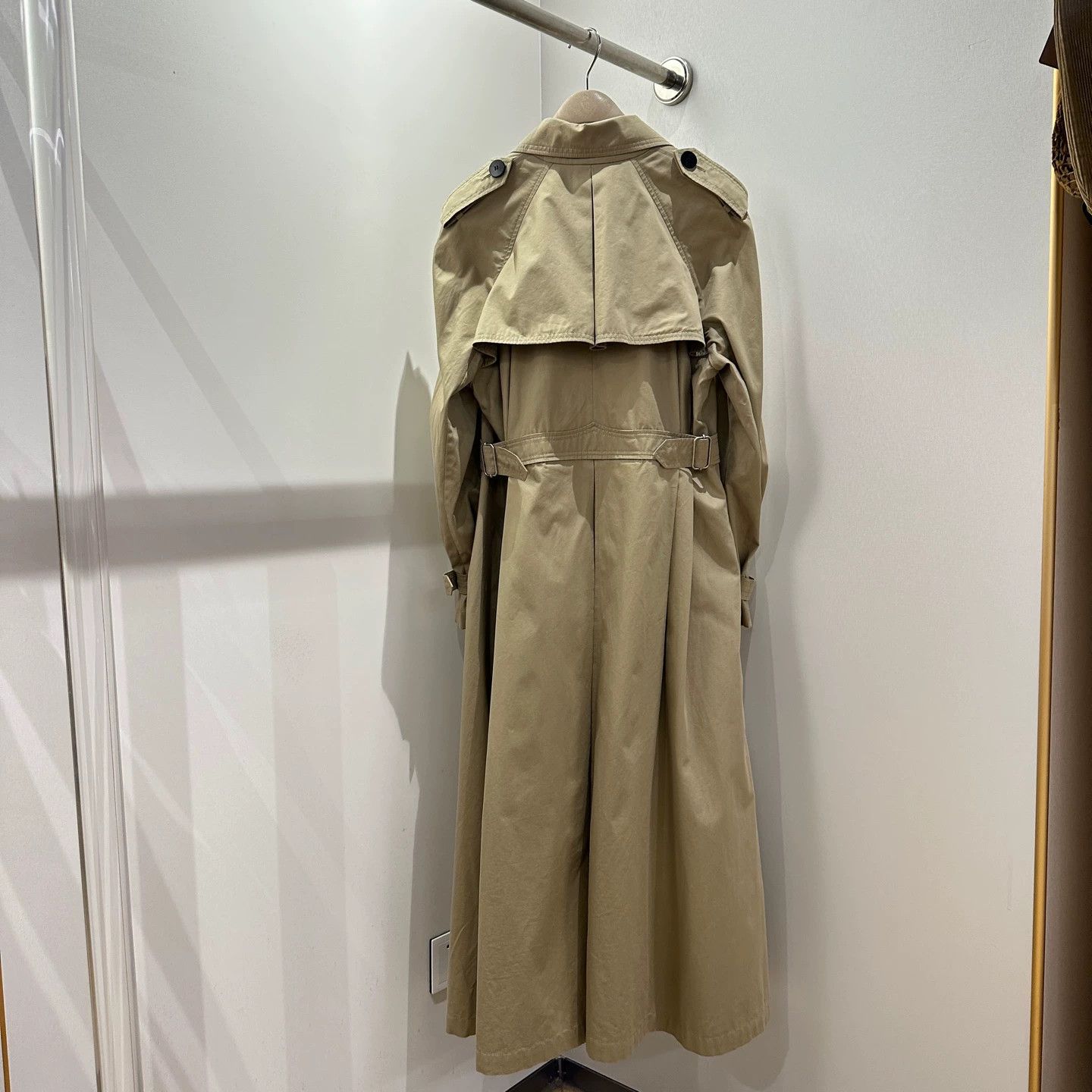 Christian Dior Monsieur Christian Dior may307 Khaki Bee TrenchCoat 42 Cotton Size M / US 6-8 / IT 42-44 - 2 Thumbnail