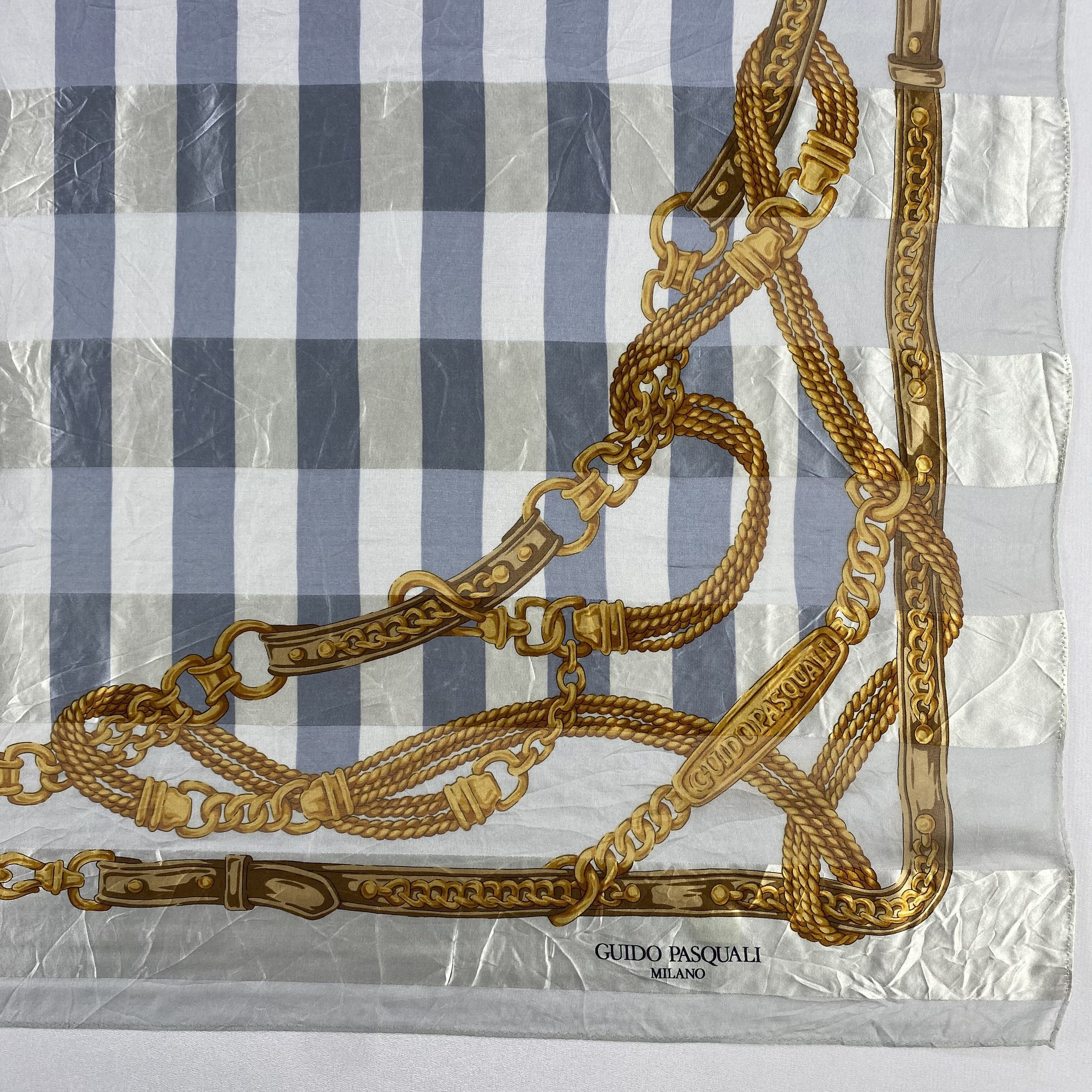 Japanese Brand × Vintage Vintage Guido Pasquali Silk Scarf SS088 Size ONE SIZE - 2 Thumbnail