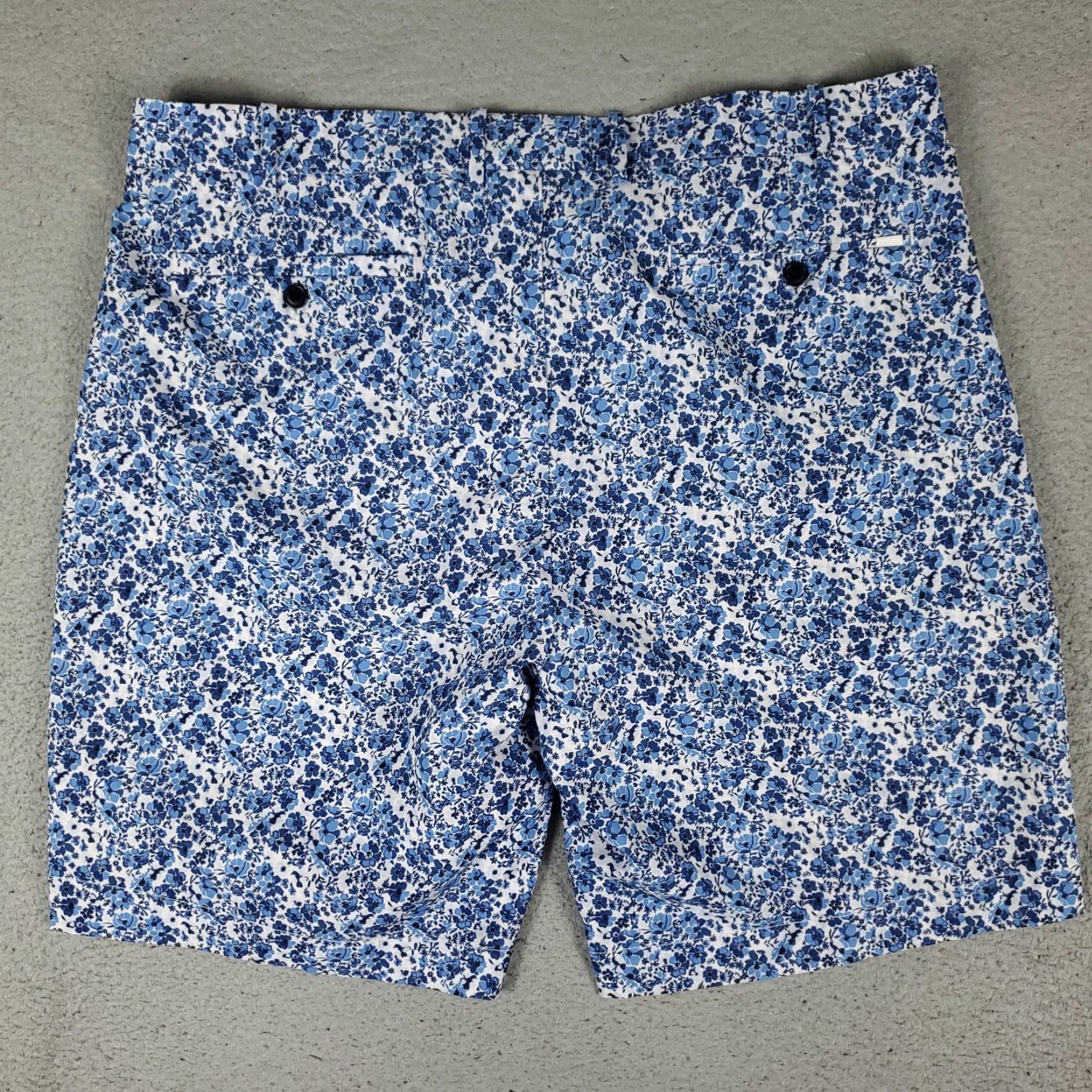 Ralph Lauren VINTAGERLX Ralph Lauren Shorts Mens Size 38 Blue Floral Golf Casual Flat Front Chino Size US 38 / EU 54 - 7 Thumbnail