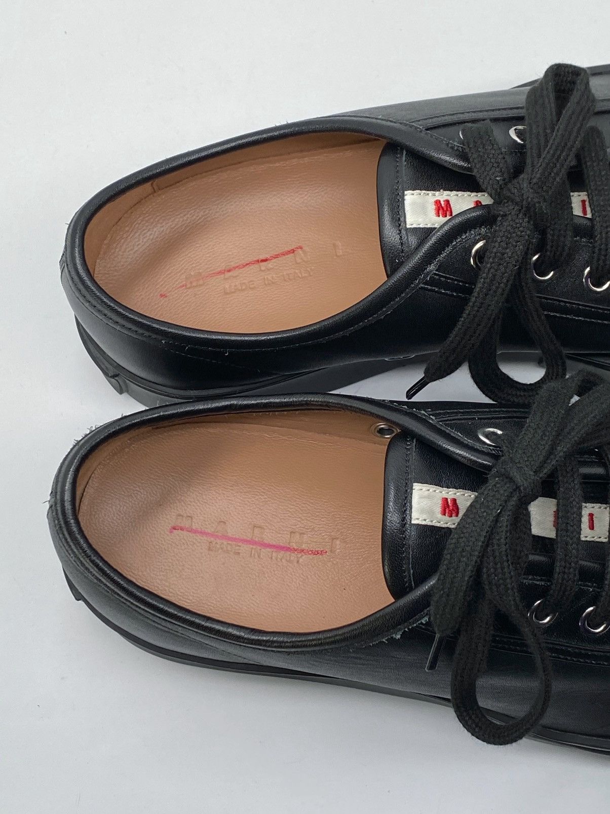 Marni Marni Pablo Leather Low-Top Sneakers size 42/us size 9 Size US 9 / EU 42 - 9 Thumbnail