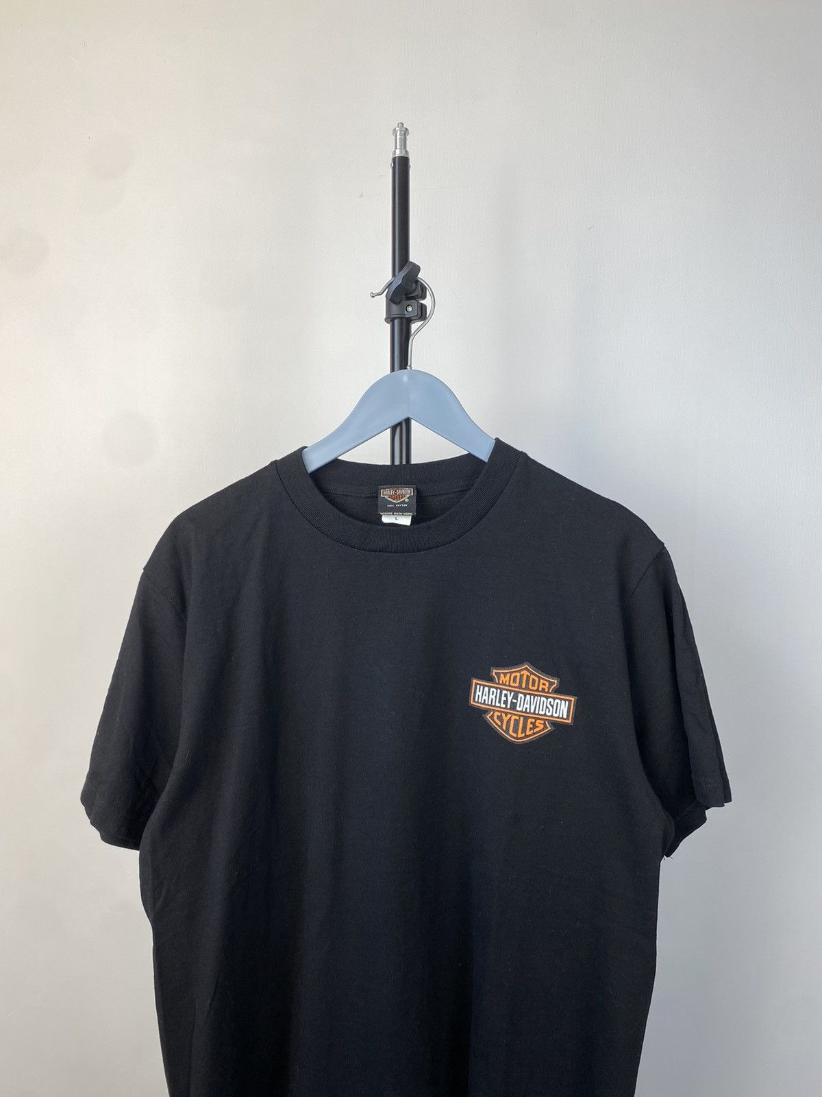 Harley Davidson × Vintage Harley Davidson Bangkok logo Black USA t-shirt Size US L / EU 52-54 / 3 - 3 Thumbnail