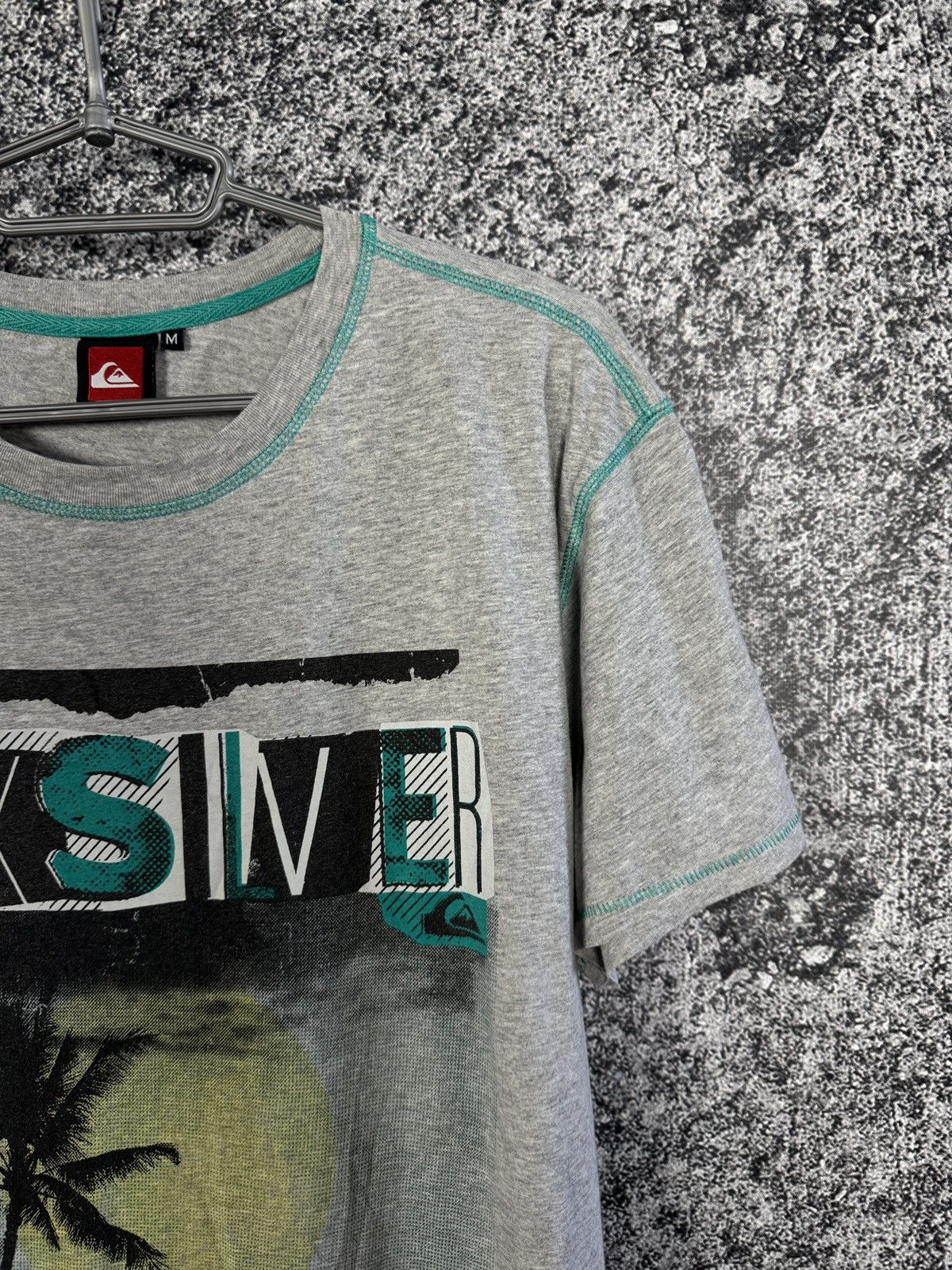 Quiksilver Vintage Quiksilver Surf T-Shirt Big Logo Palm Surfing Size M Size US M / EU 48-50 / 2 - 2 Thumbnail
